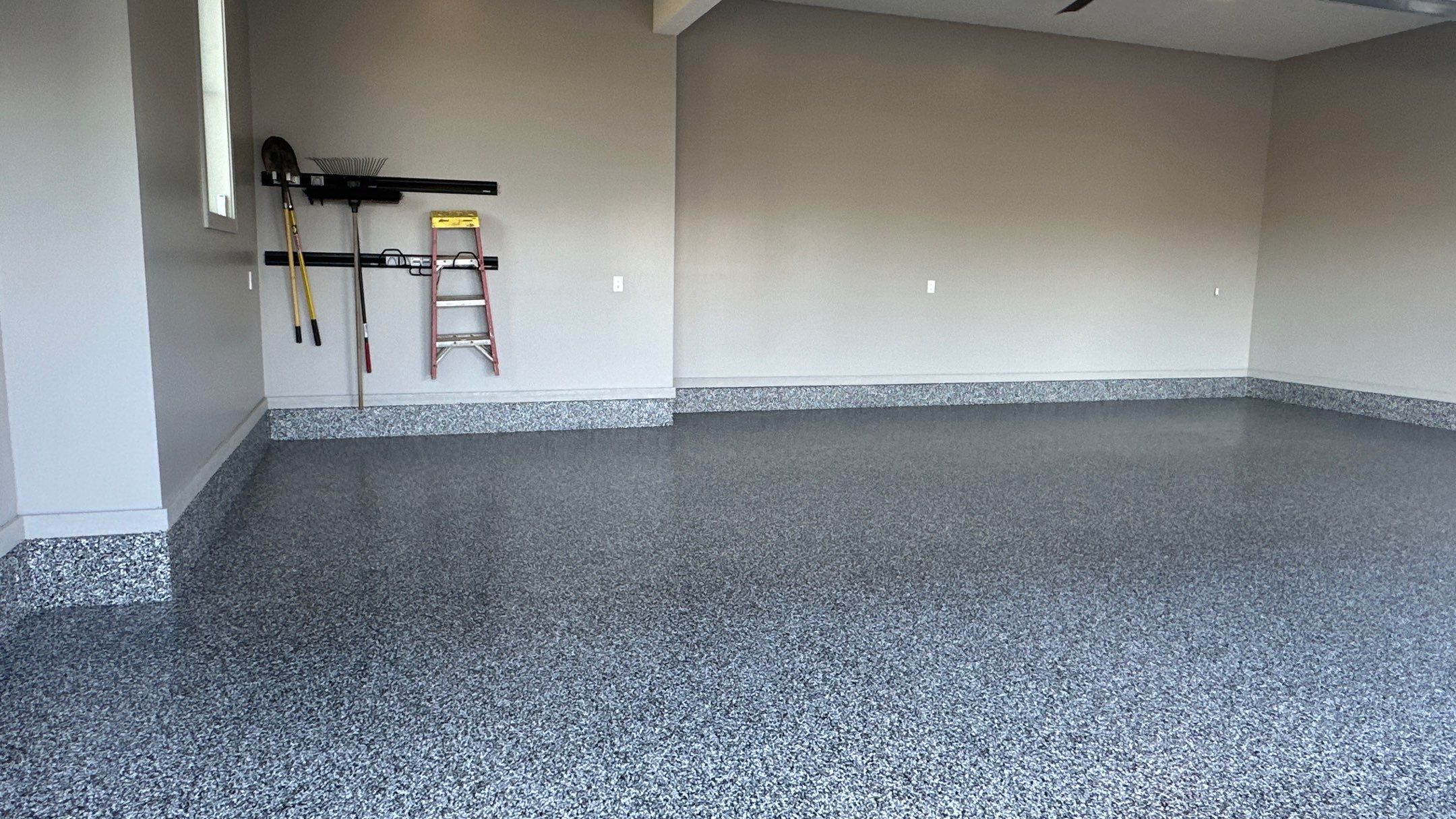 Mark L. transformed his garage with a new flake floor by Banner Garage