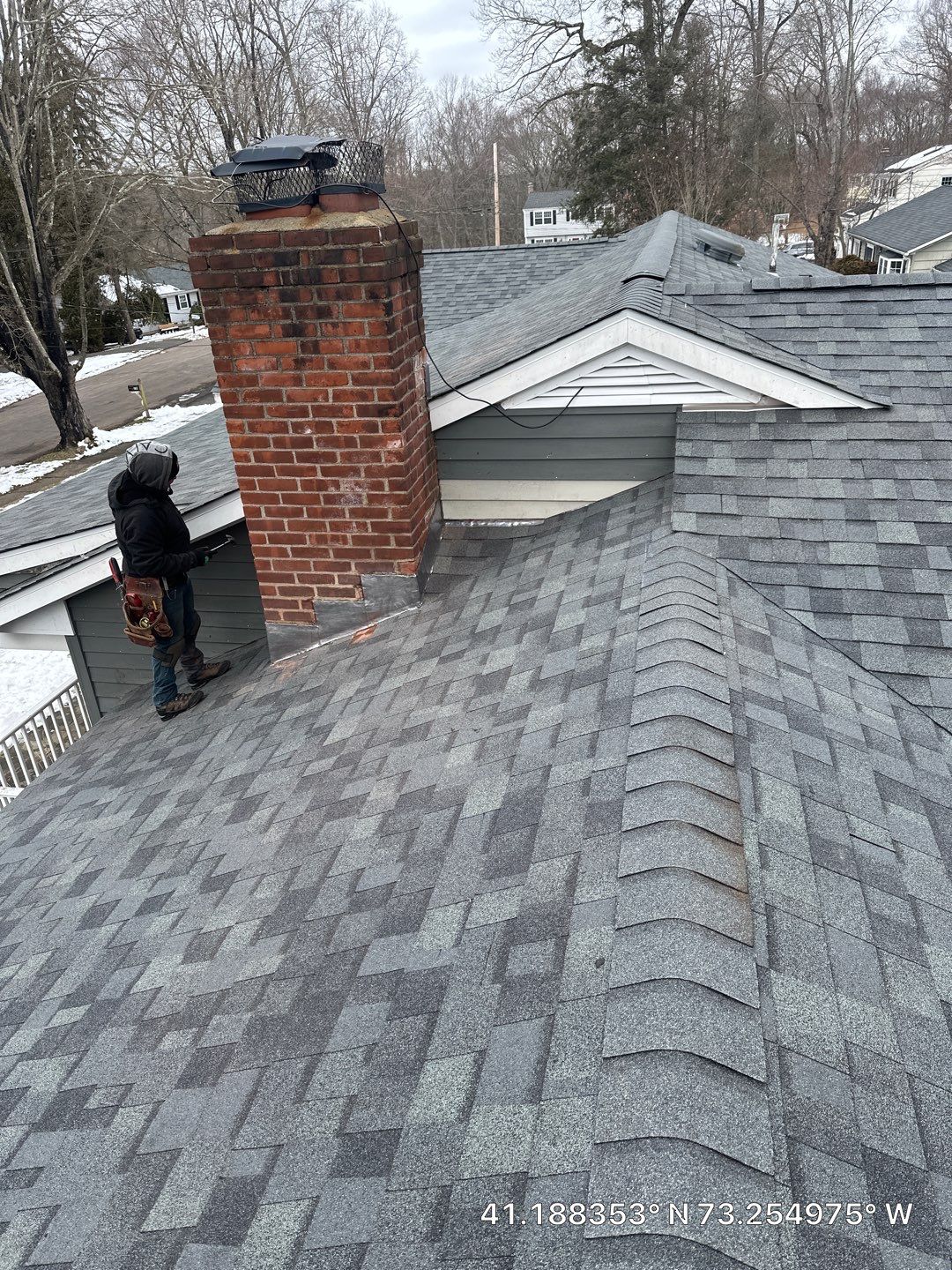 Residential Roofing Installation using Owens Corning Duration Estate Gray by A Plus Exterior