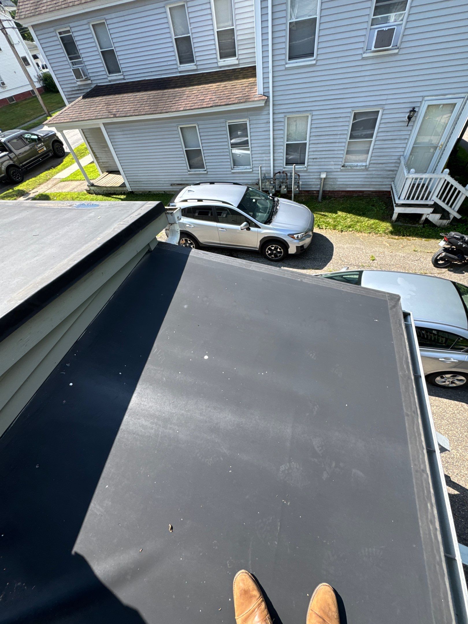 Roof Replacement in Dover, NH with Owens Corning Estate Gray Shingles by Compass exteriors