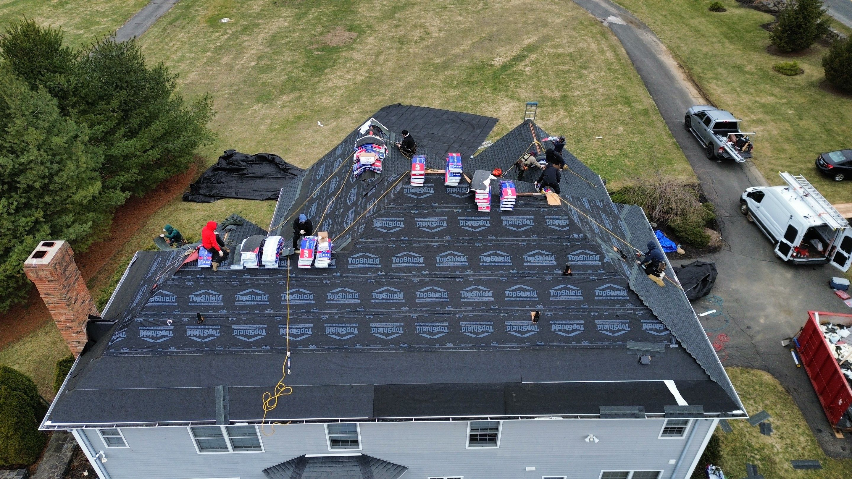 Federowicz Roof Completion by Royal Restoration CT 