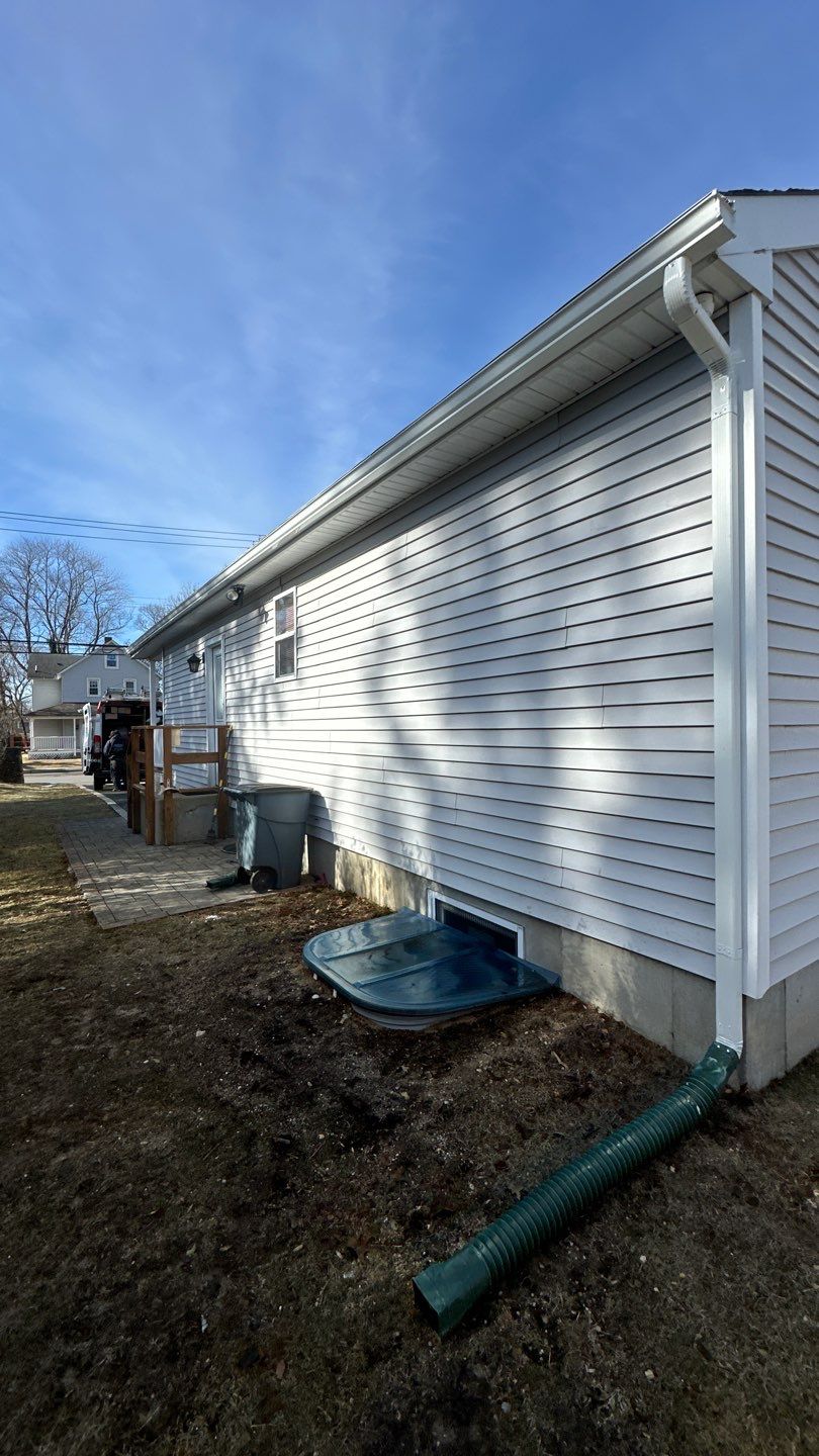 Gutter/Leader Reconfiguration by Above All Gutters 