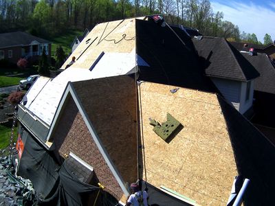 Roof Replacement using GAF TImberline HDZ Hickory