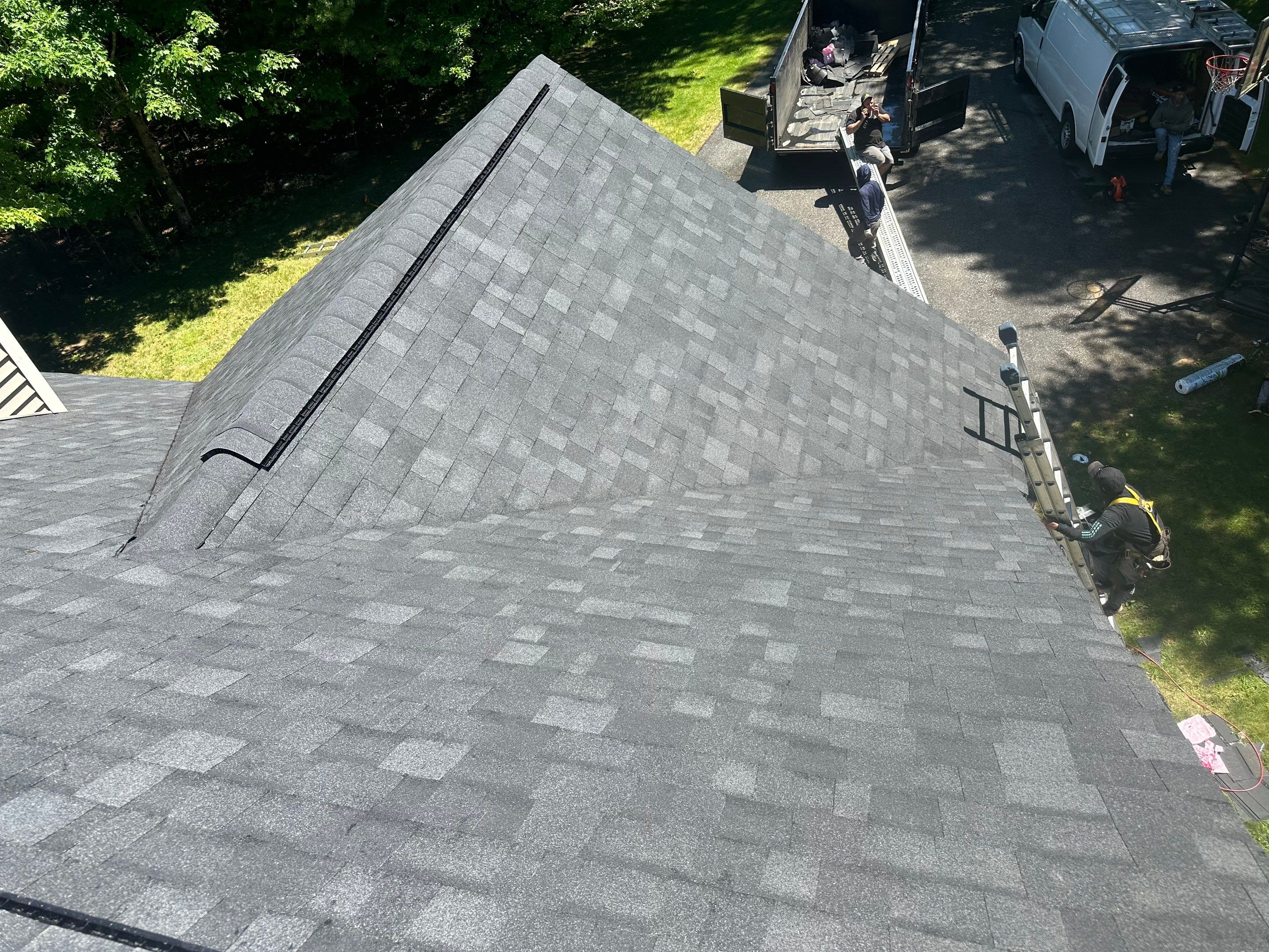 Residential Roofing Installation Featuring Owens Corning Duration Shingles in Deerfield by Tall pine roofing