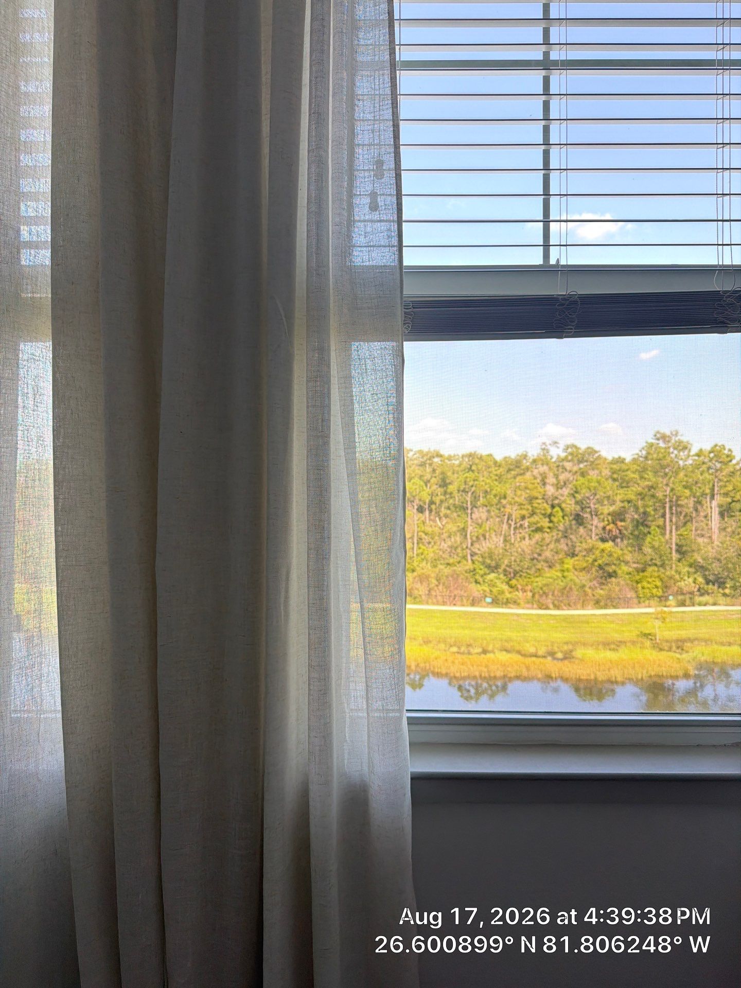 Custom Blind and Sheer Curtain Installation in Fort Myers by CompanyCam Sales Demo