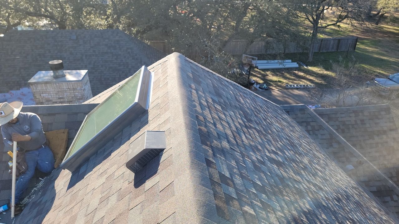 Residential Roof Replacement using Owens Corning Duration by Action Exteriors Austin