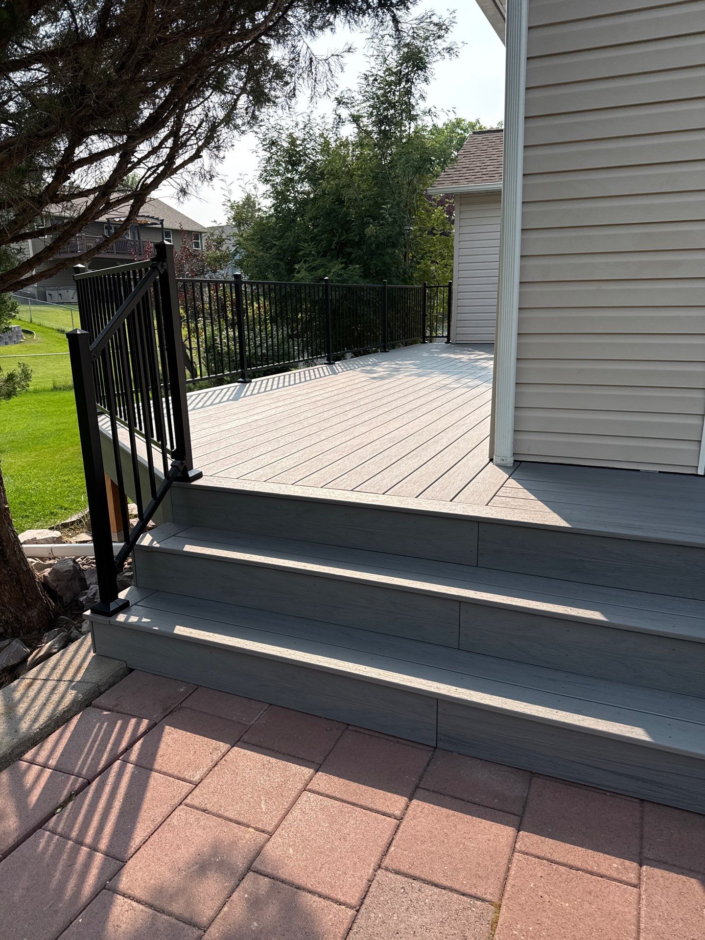 Composite Deck & Stair Renovation by SAGE Decks