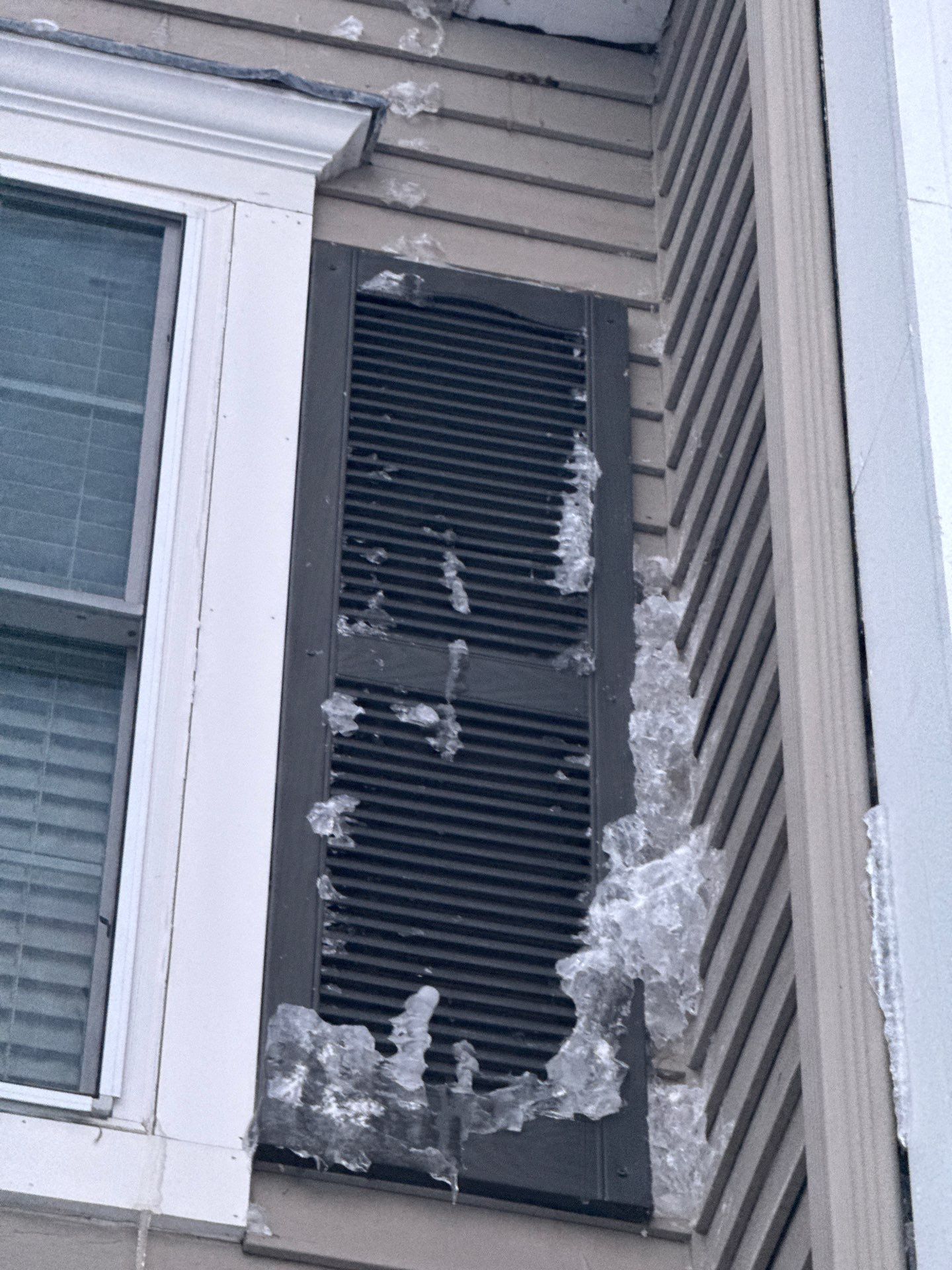 Ice Dam Removal Project in North Andover by Mighty Dog Roofing of Greater Middlesex County