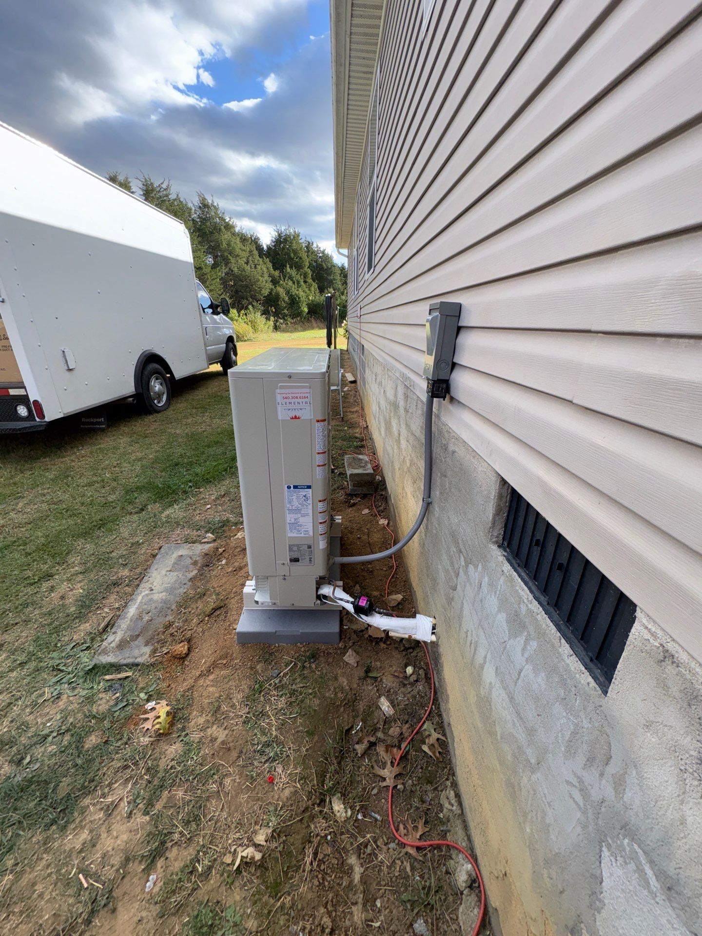 Amana S-Series Heat Pump install by Elemental Heating and air conditioning LLC