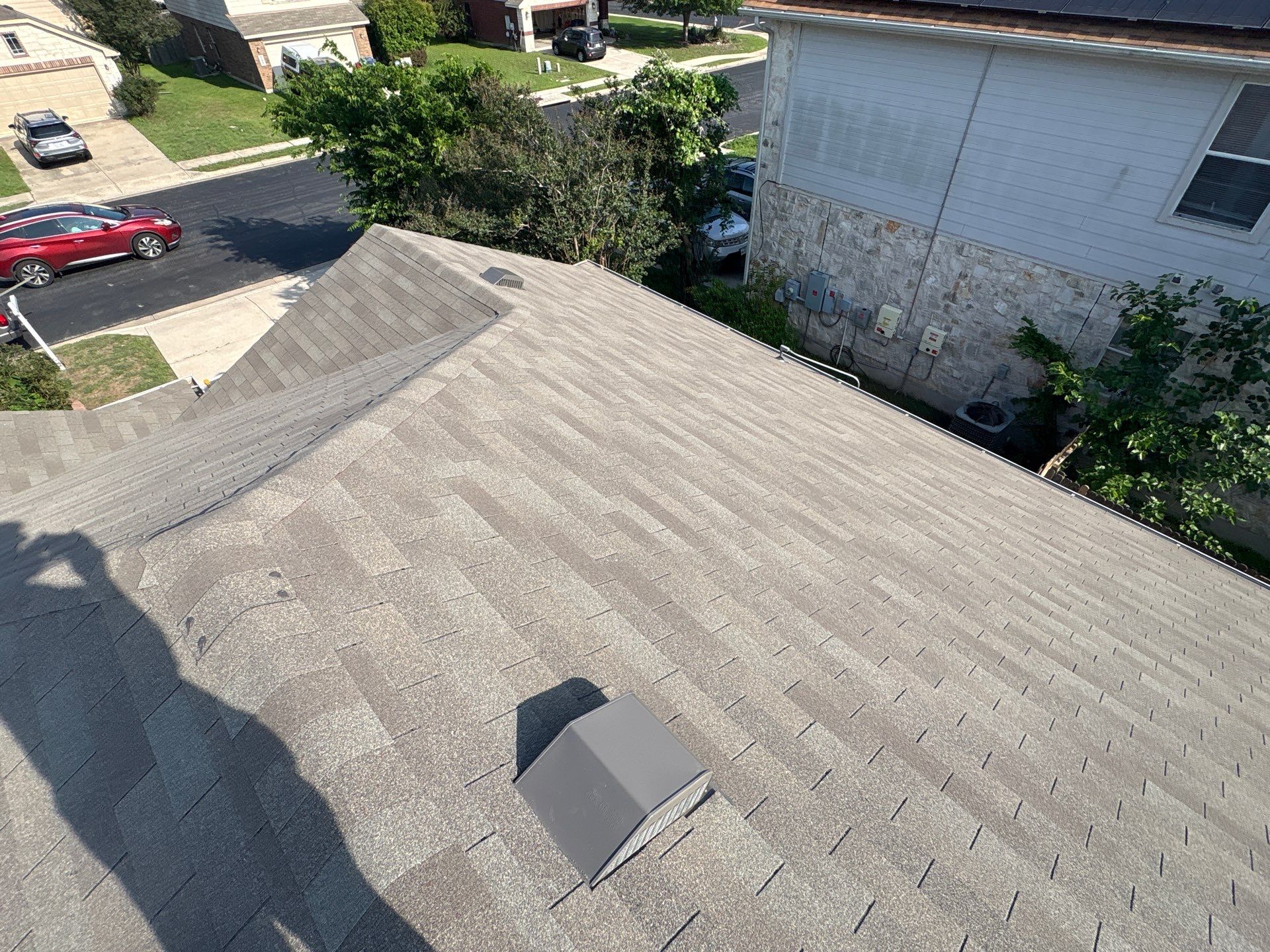 Roof Replacement in Hutto, TX | Owens Corning Driftwood Shingles by Kstylez Roofing & Construction