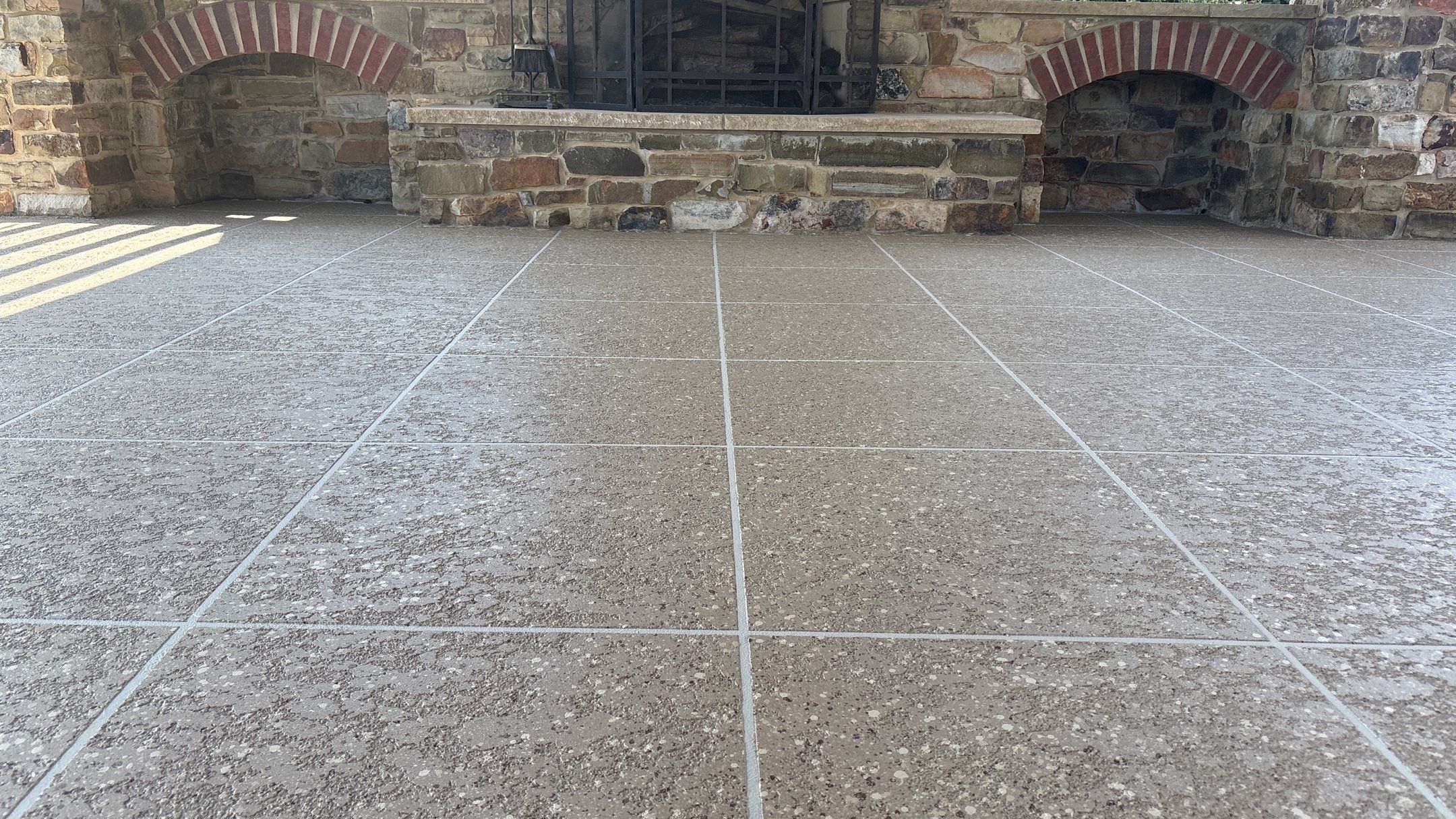 Custom Back Patio Resurface - Kearney, MO by Big Red Decorative Concrete, LLC