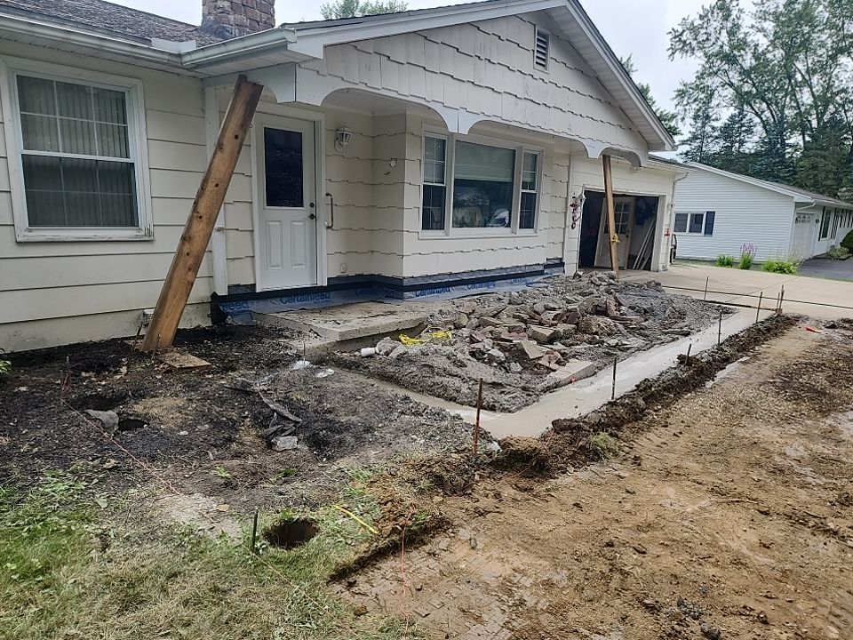 Porch and Concrete by Ivy Lea Construction