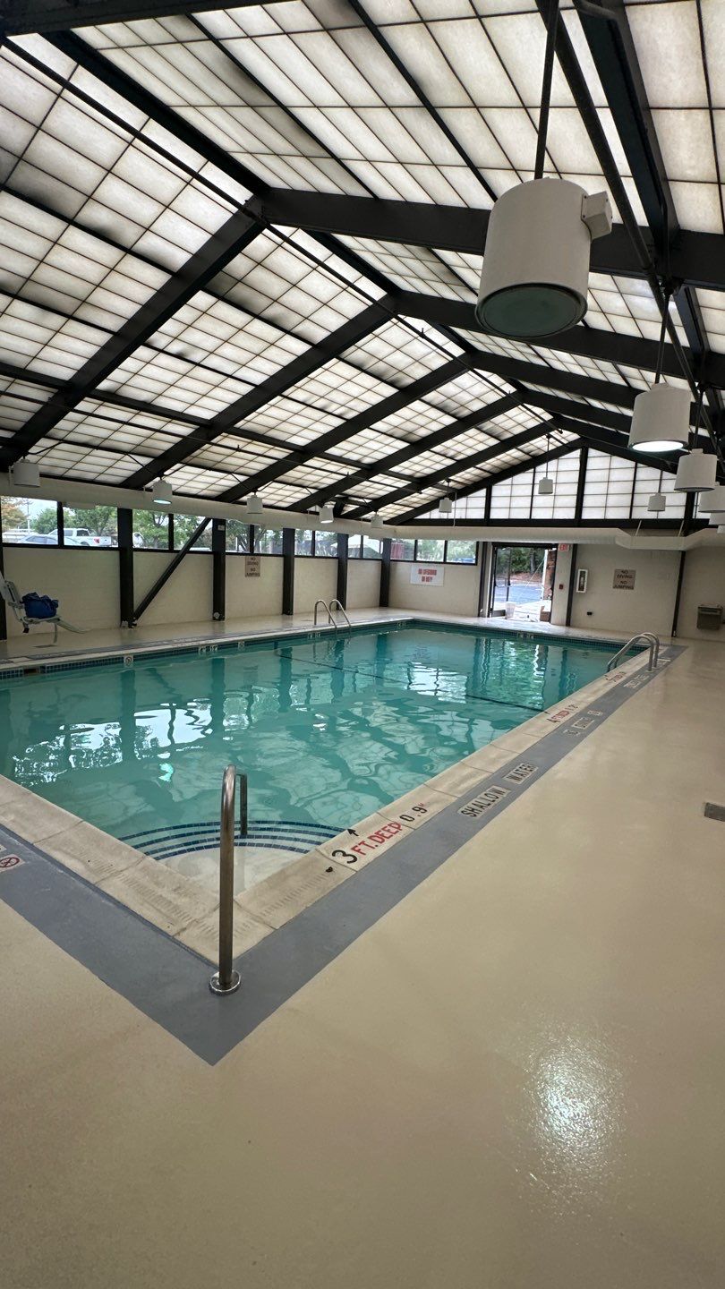 Hotel Pool Deck Project in Cranberry Township by Floors in a Day, Inc