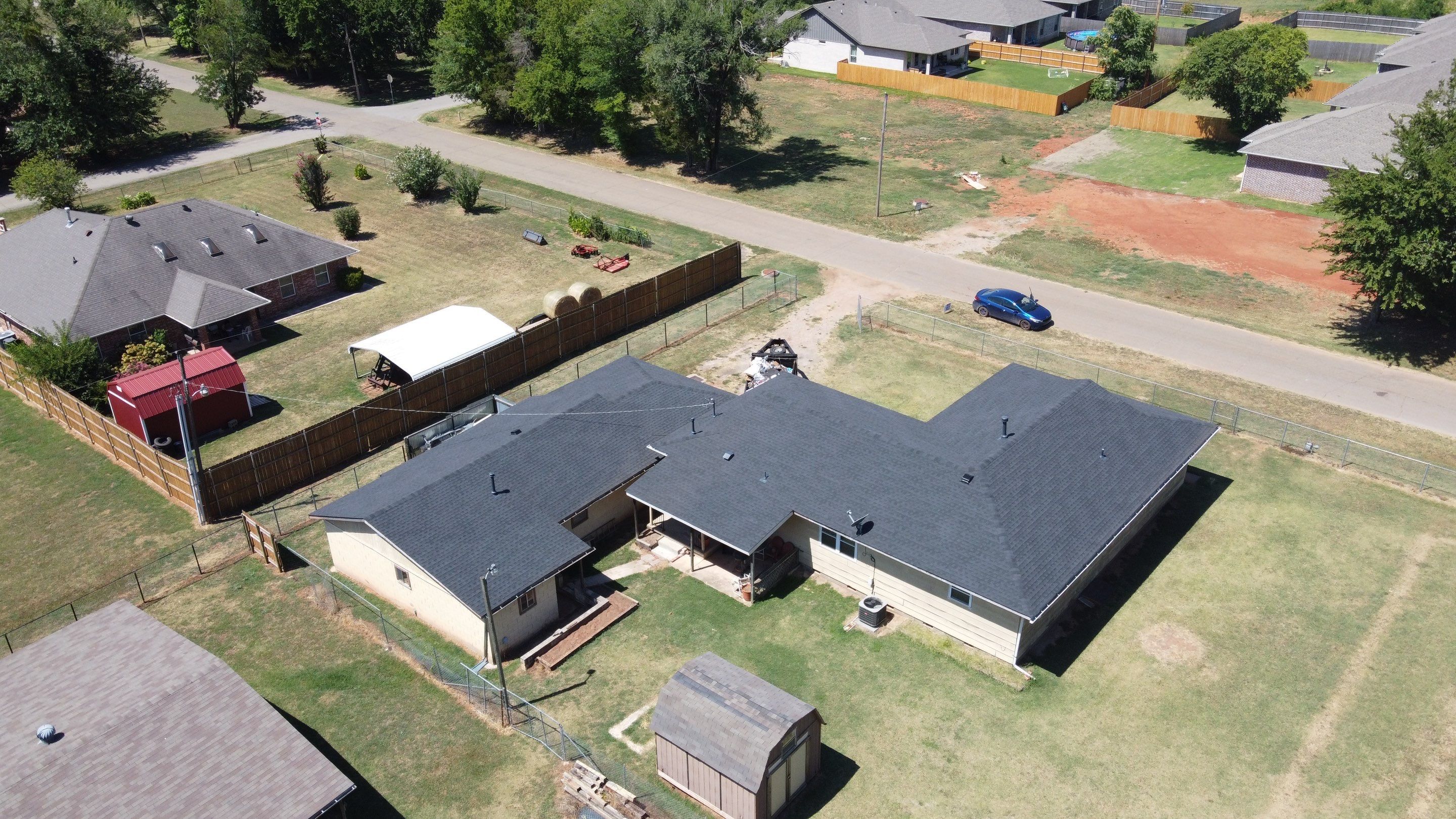 Residential Roofing Installation using GAF Natural Shadow  by A & H Roofing and Contracting