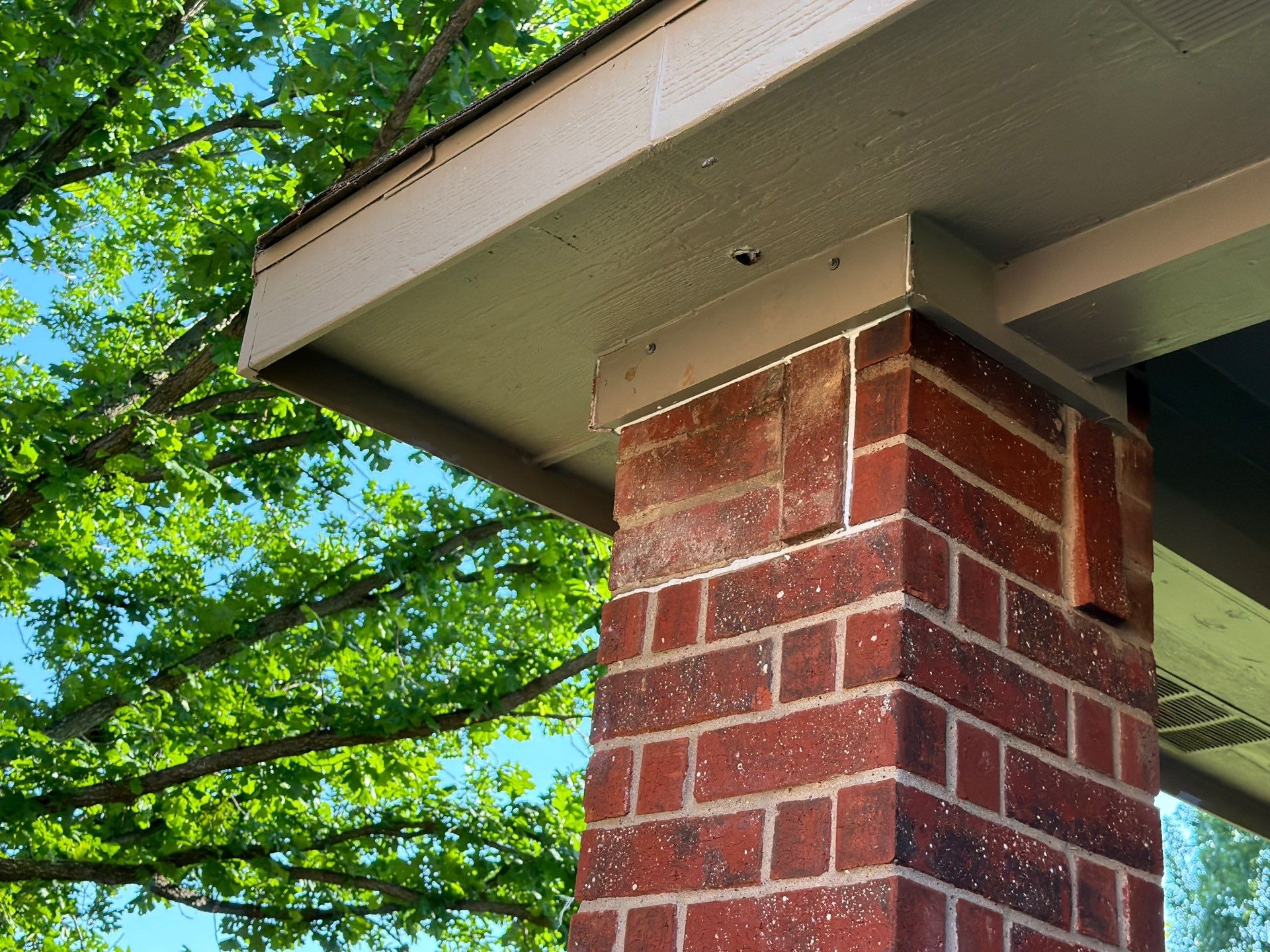 Brick Column by Rockwall Honey Bee Company