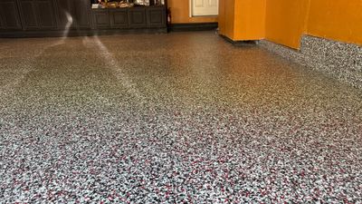 John Chose A Beautiful Banner Red Floor