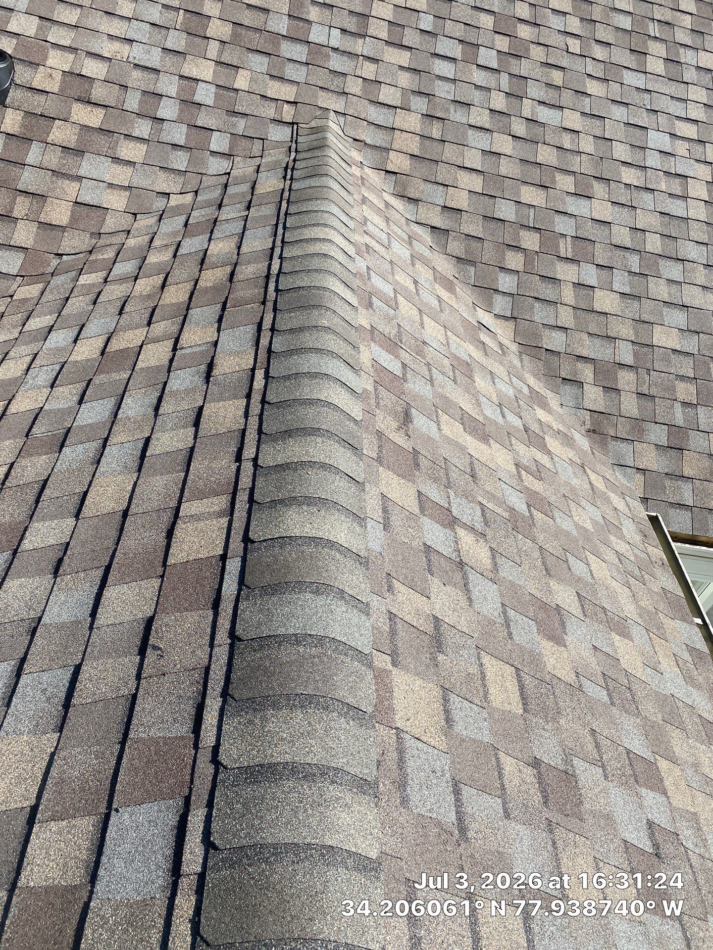 Roof Replacement Using CertainTeed Landmark Pro Shingles in Wilmington NC by RGR Construction and Roofing, LLC
