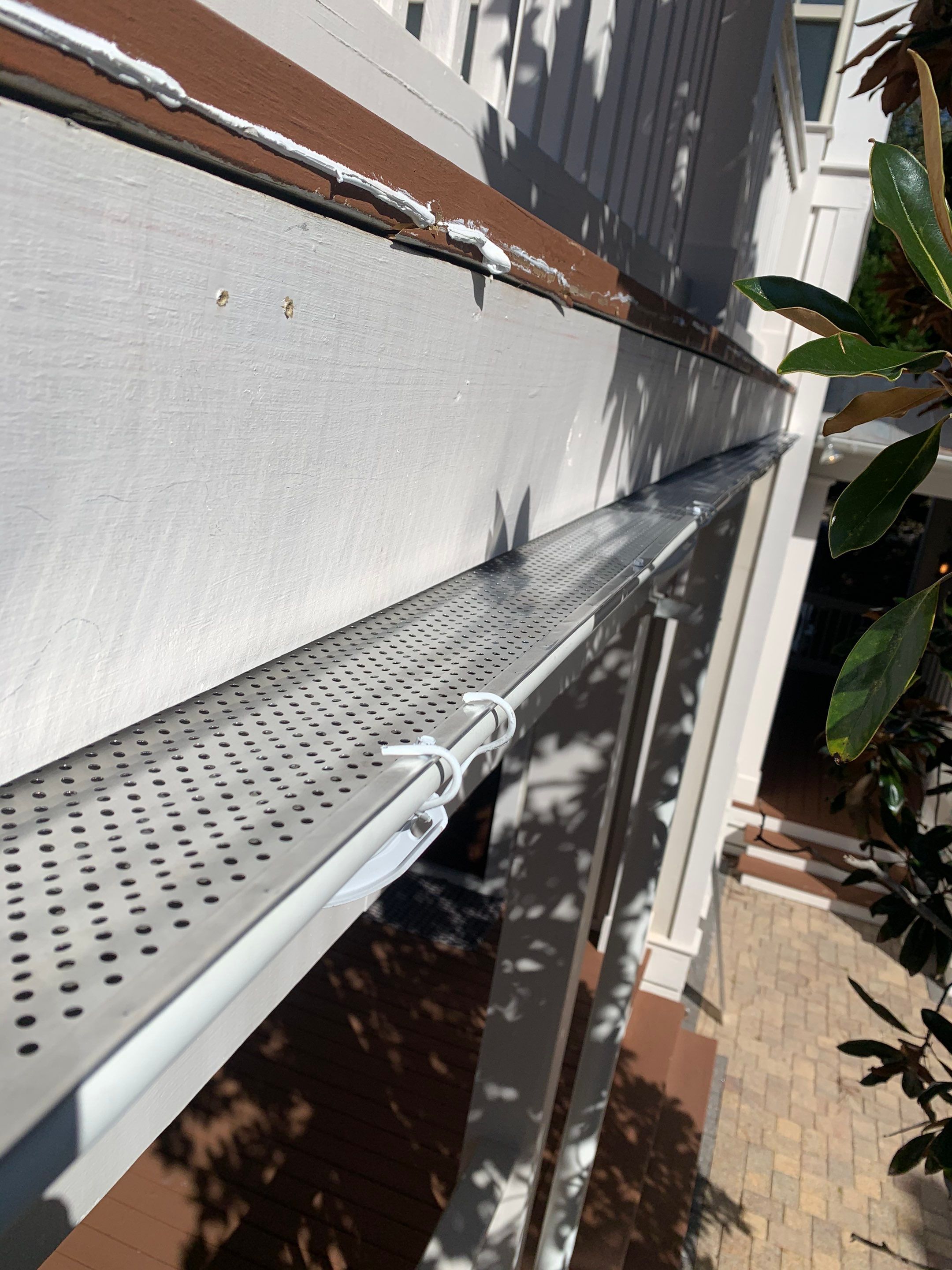 Half Round Gutter Installation with LeafBlaster Pro Gutter Guards by Gutter Professors