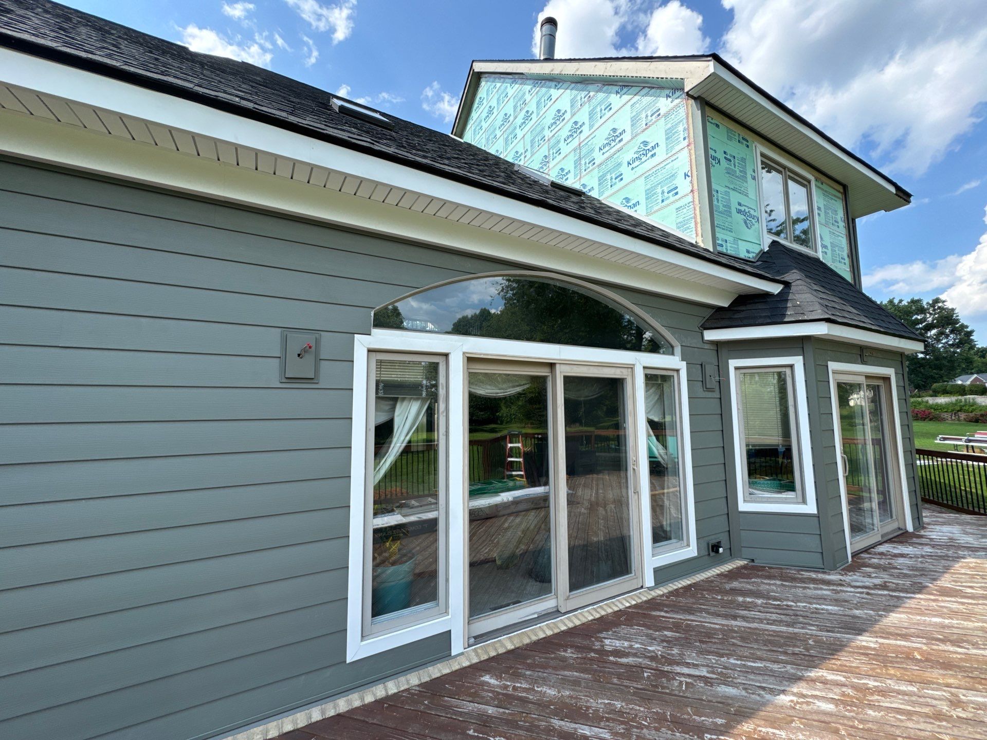 Siding Replacement using Alside Mountain Fern by 180 Contractors