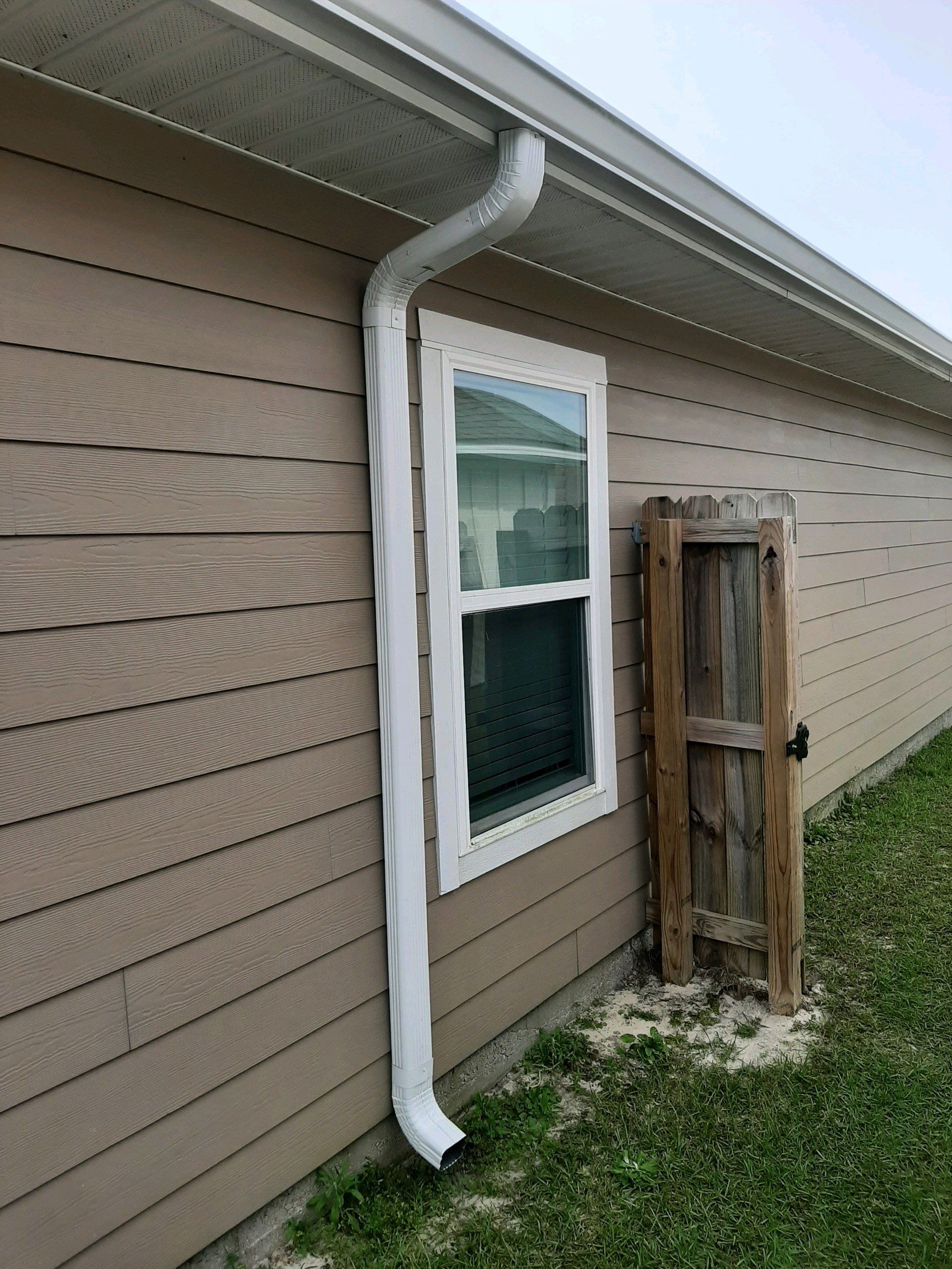 Seamless Gutter Installation using White K-Style Gutters by Gutter Professors