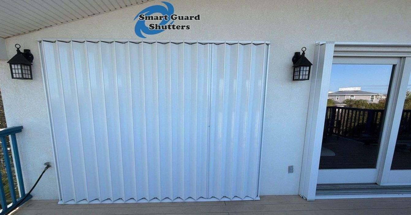 Accordions in White by Smart Guard Shutters