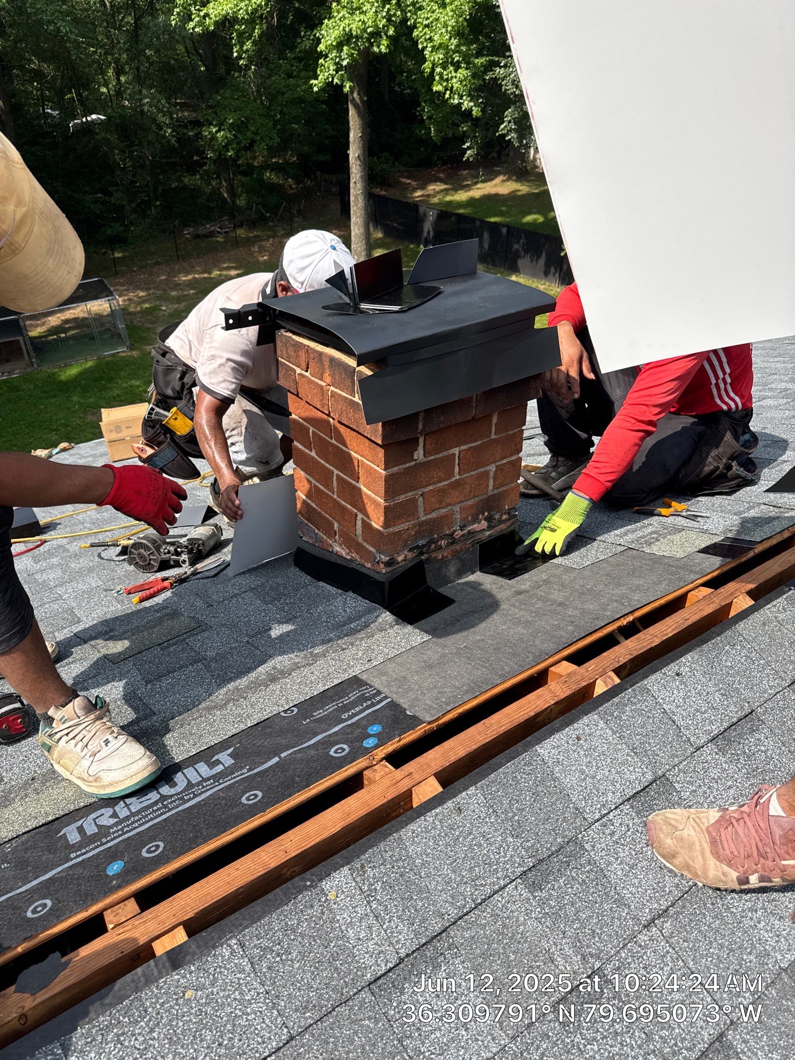 Roof and gutter replacement by hail and wind damage by Just Brilliant Restoration JBR