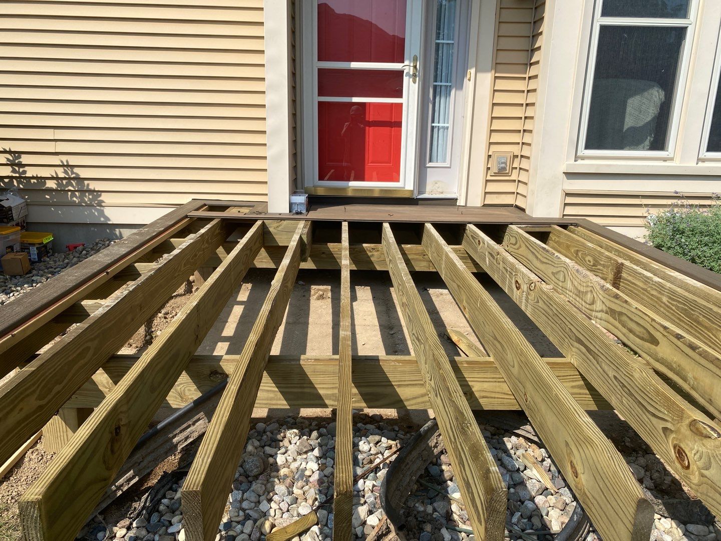 Trex Decks on a Condo by Acme Exteriors