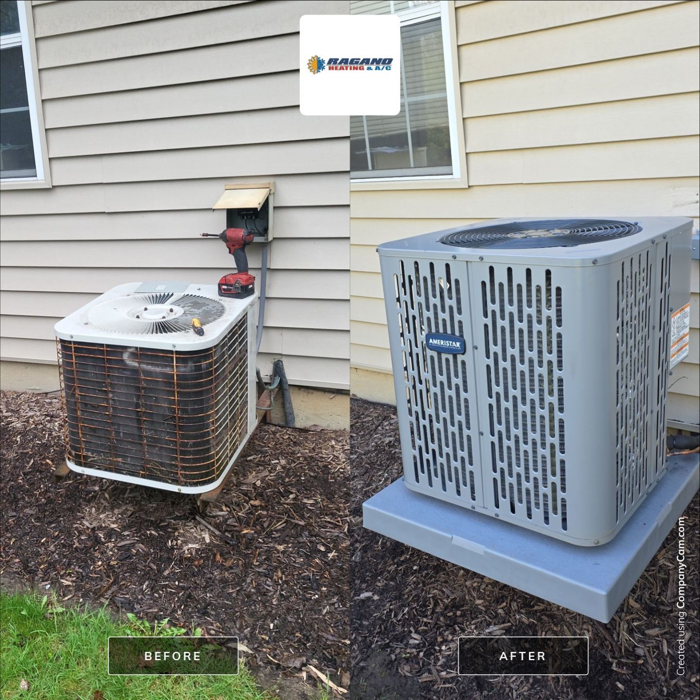 AmeriStar A/C Replacement by Ragano Heating & Air Conditioning Inc