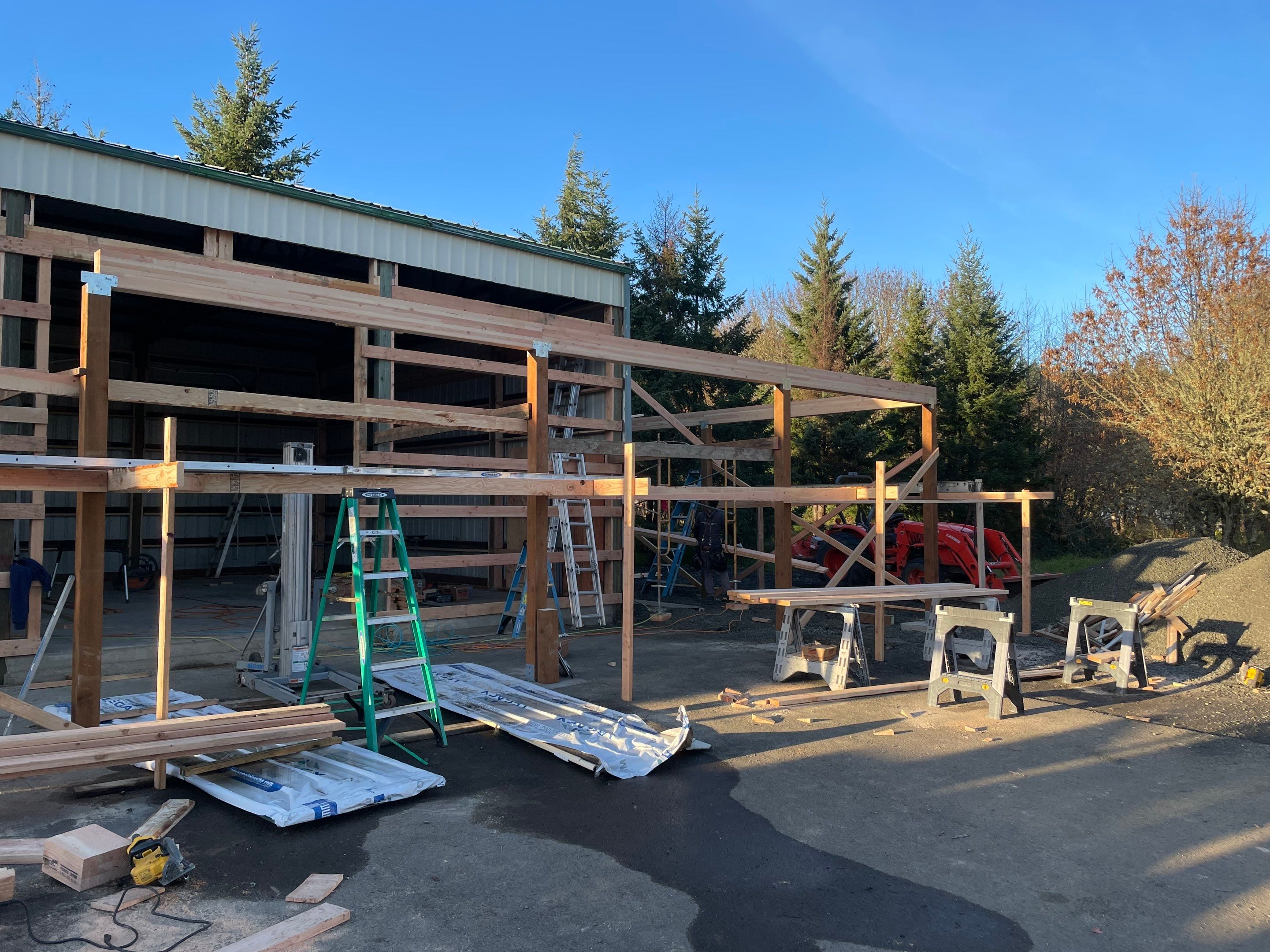 Warehouse Enclosure and Patio Cover Build by Villegas Remodeling, LLC
