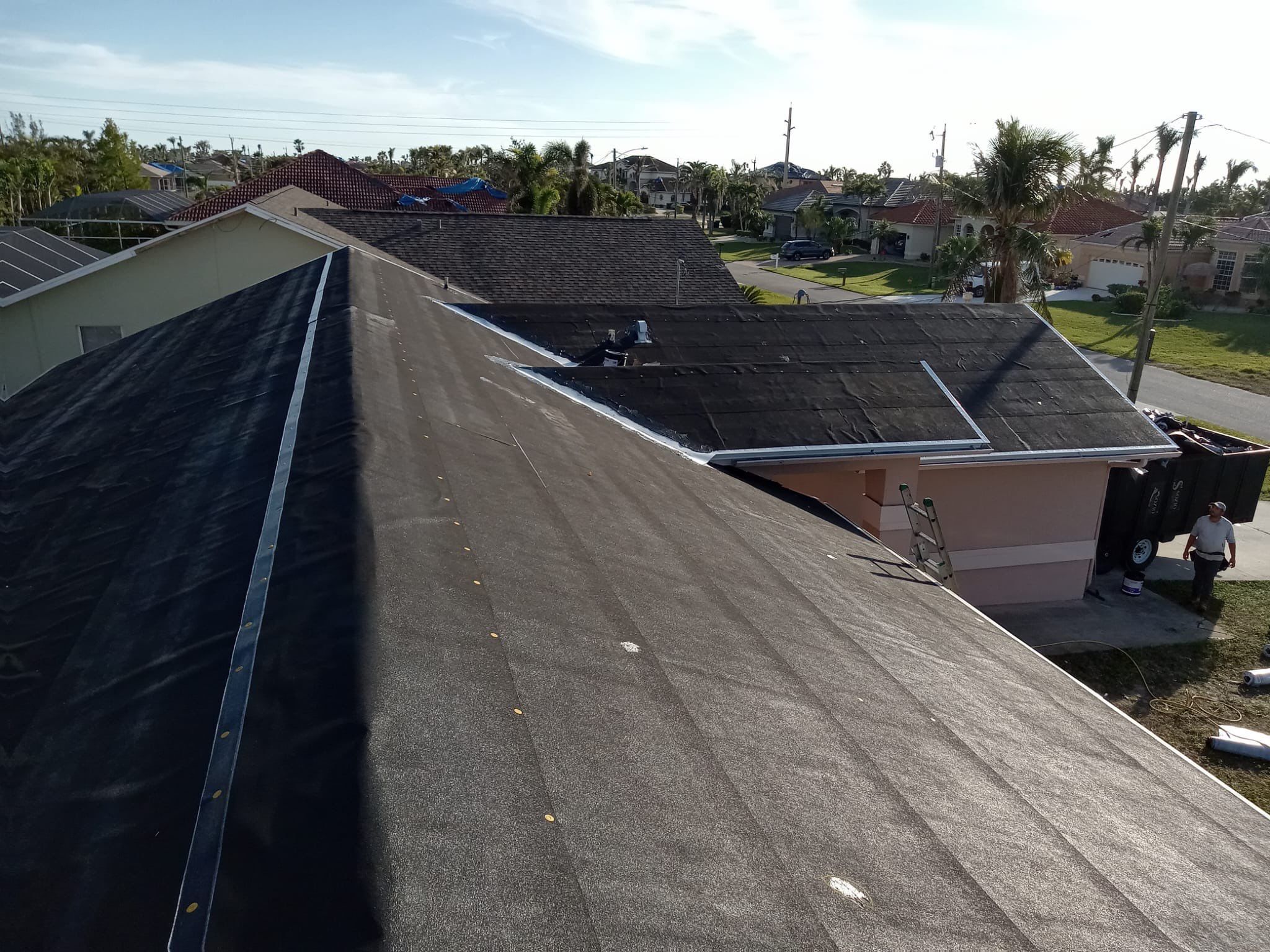 Residential Roofing Installation using Owens Corning Duration Shingles by Four Peaks Roofing