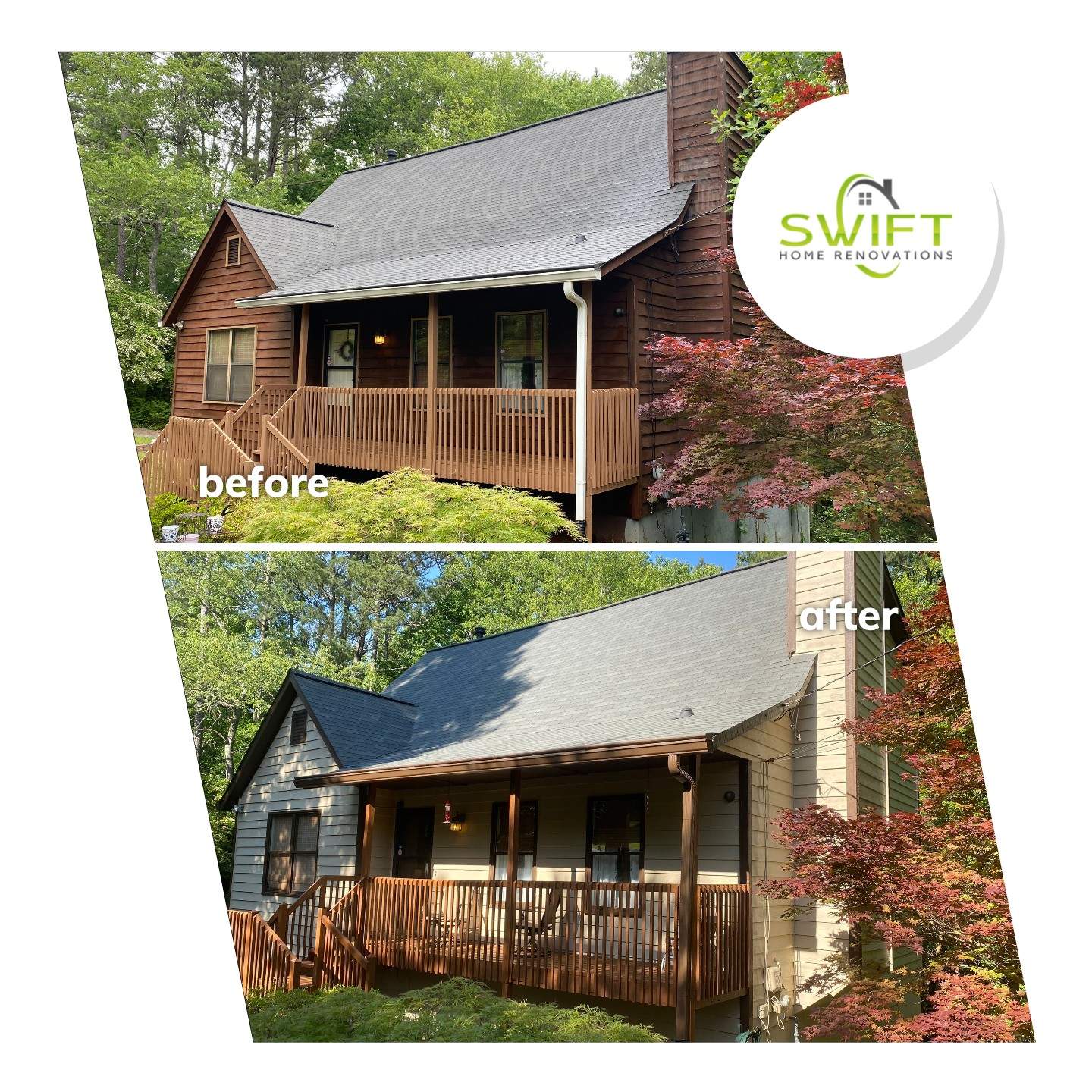 Full Exterior Painting in Kennesaw by Swift Home Renovations