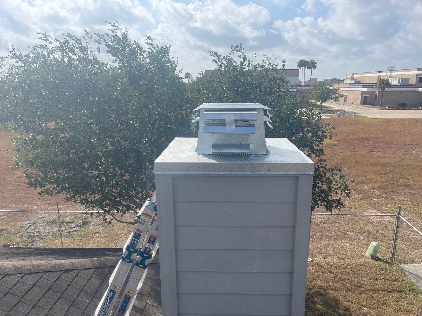 Chimney Cap & Chase Replacement using Custom Fabricated Steel by Lighthouse Roofing