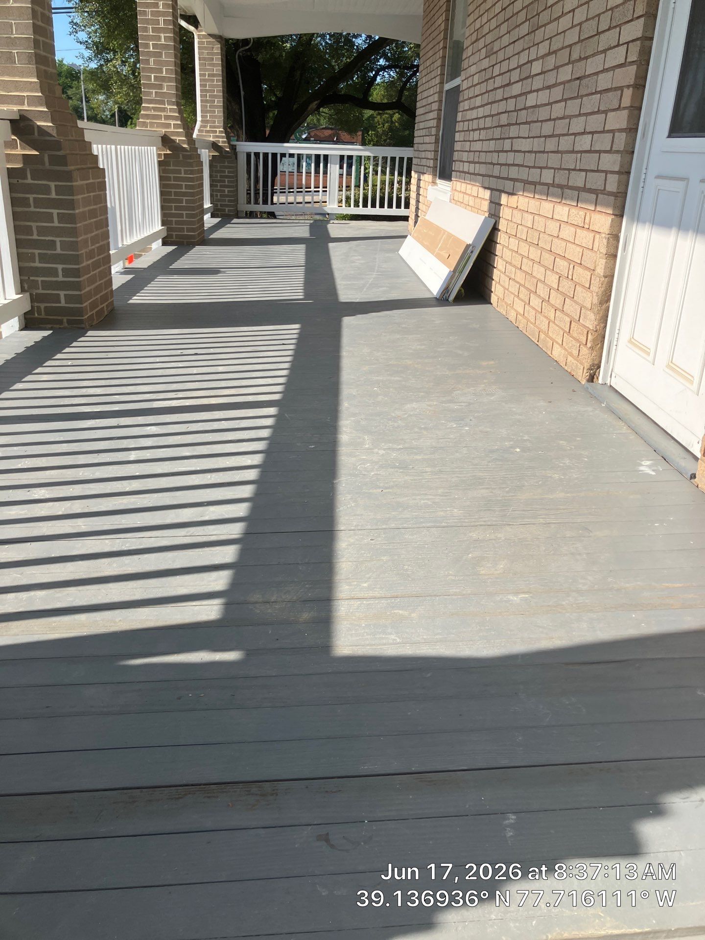 Purcellville Porch Restoration with Deck Repair and Custom Painting by Contracting Bros Llc