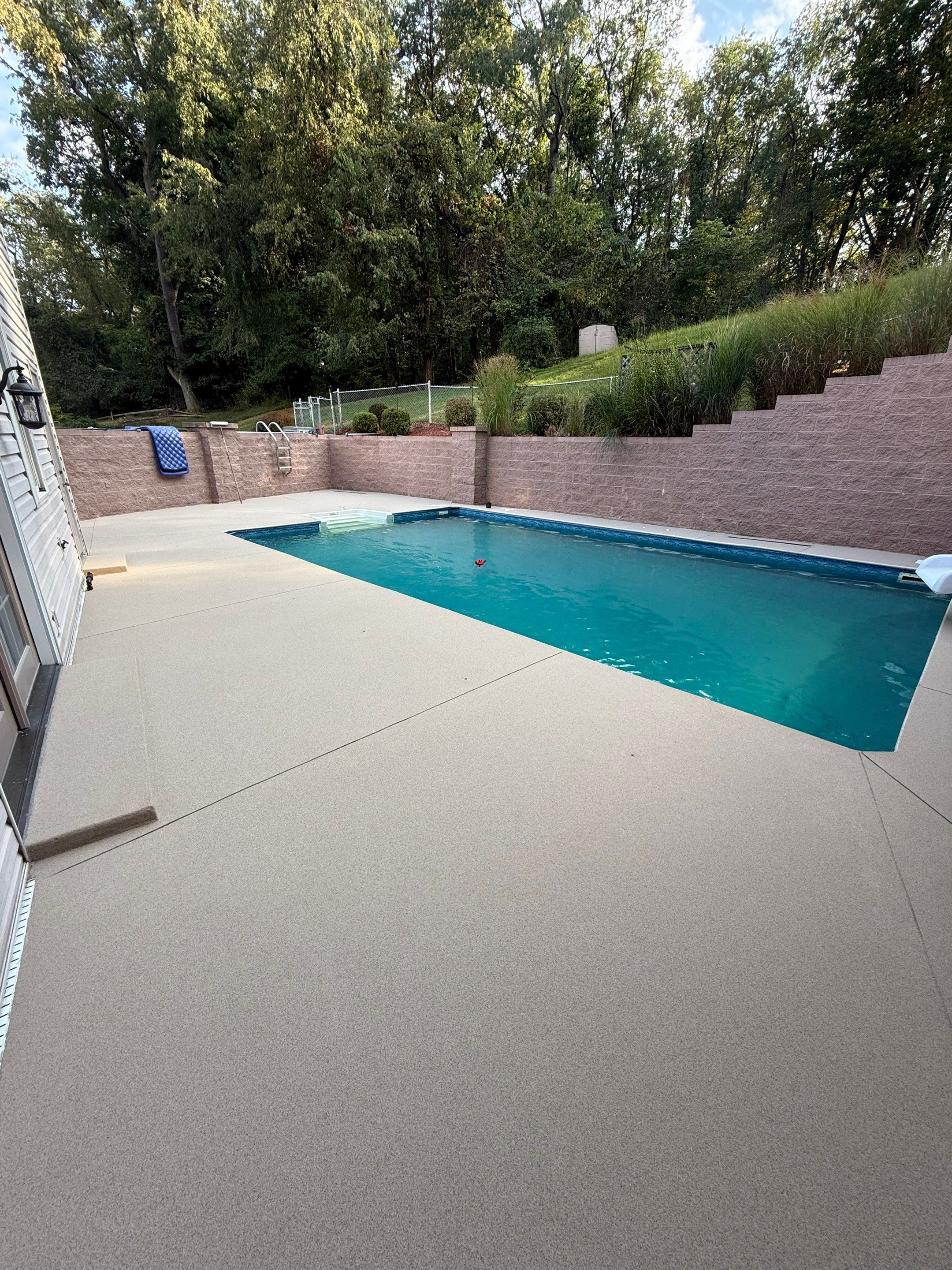 Oxford Pool Deck Project in McKees Rocks by Floors in a Day, Inc