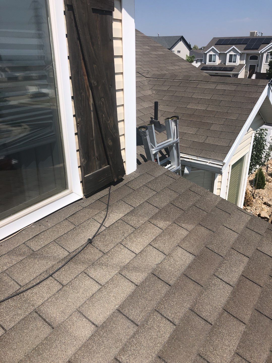 Storm Damaged Roof using GAF Timberline HDZ - Lifetime Shingle by The Roof Doctor
