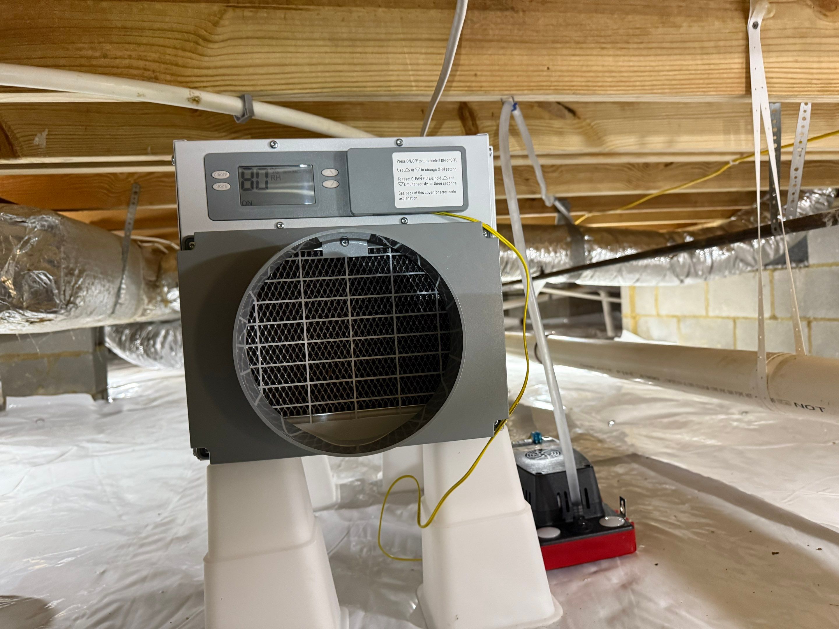 Project in Yorktown by Patriot Crawl Space Repairs