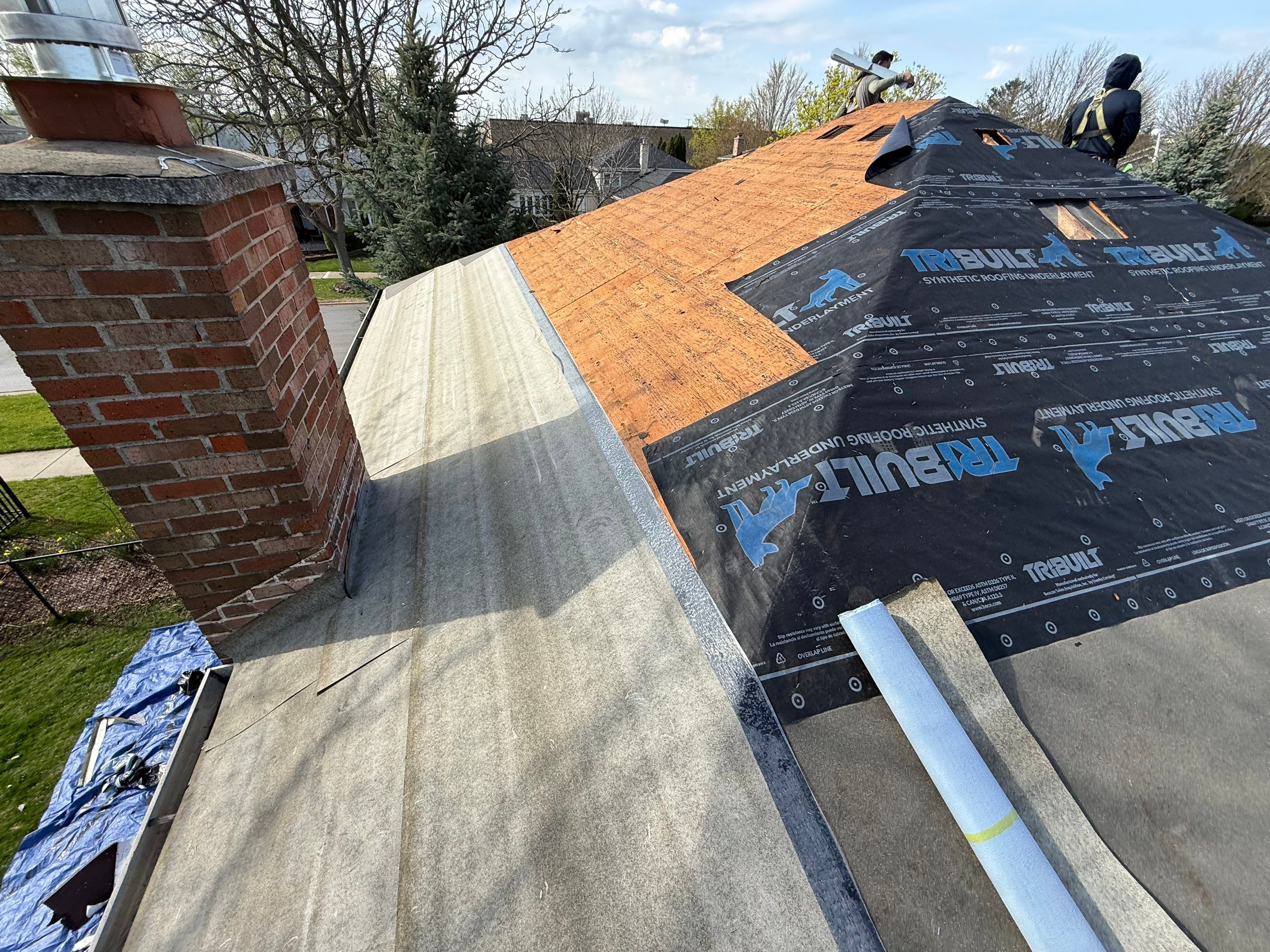 Roof replacement by Optimal Home Improvement 