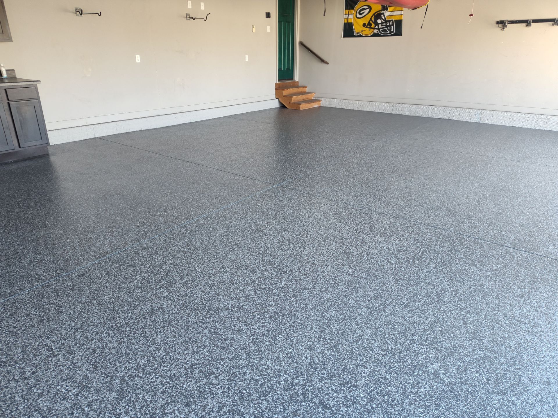 Another Garage Protected from Rock Salt & Chemicals by Revival Concrete Coatings, LLC