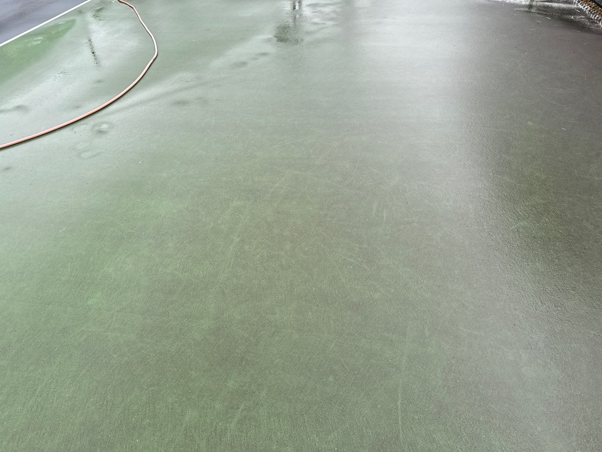 Soft Wash Tennis Court Cleaning by Clearview Washing