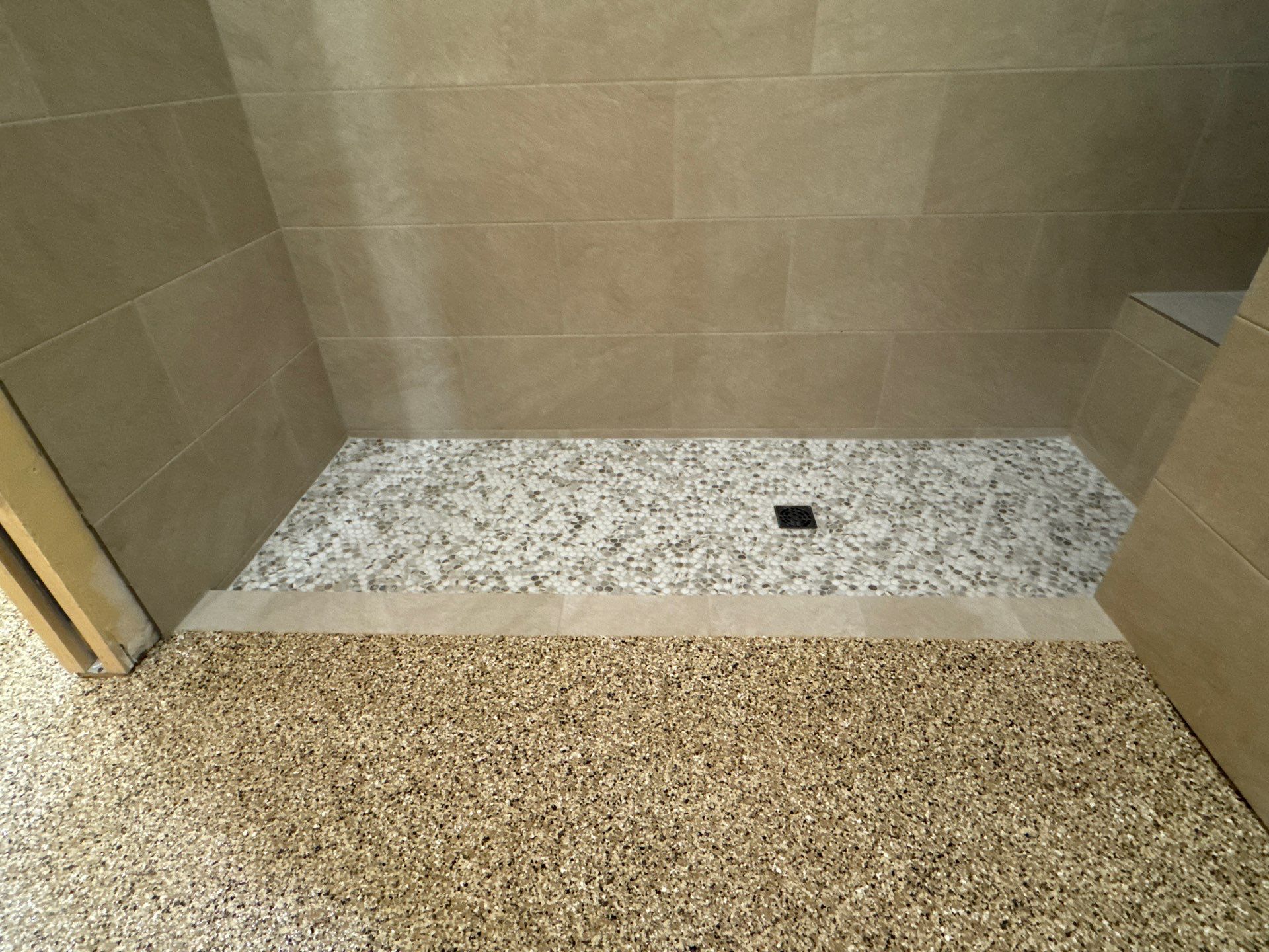 Garage and interior Project in Gainesville, FL in Sandstone by Cross Creek Concrete Coatings