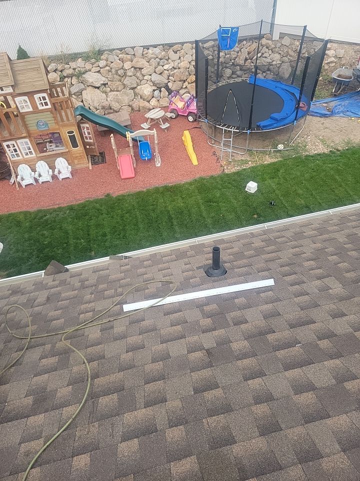 Storm Damaged Roof using GAF Timberline HDZ - Lifetime Shingle by The Roof Doctor