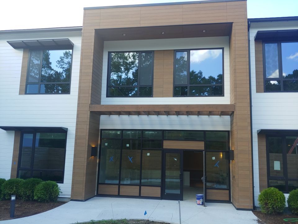 Norwell, MA Gutter Installation using Half Round Aluminum Gutter at The Cordwainer by Gutter Pro Enterprises