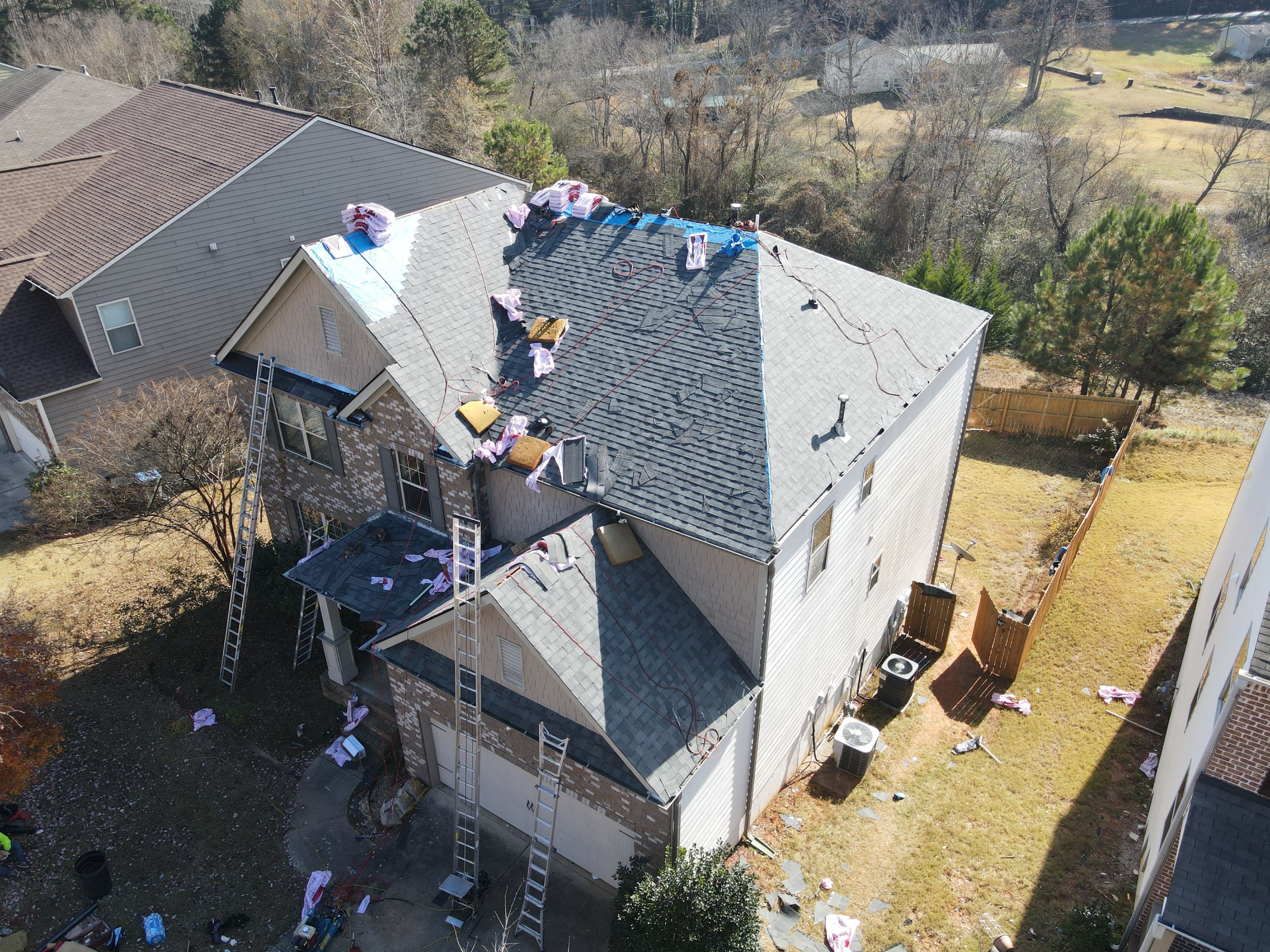 Residential Roofing Installation using Owens Corning by Inspector Roofing and Restoration