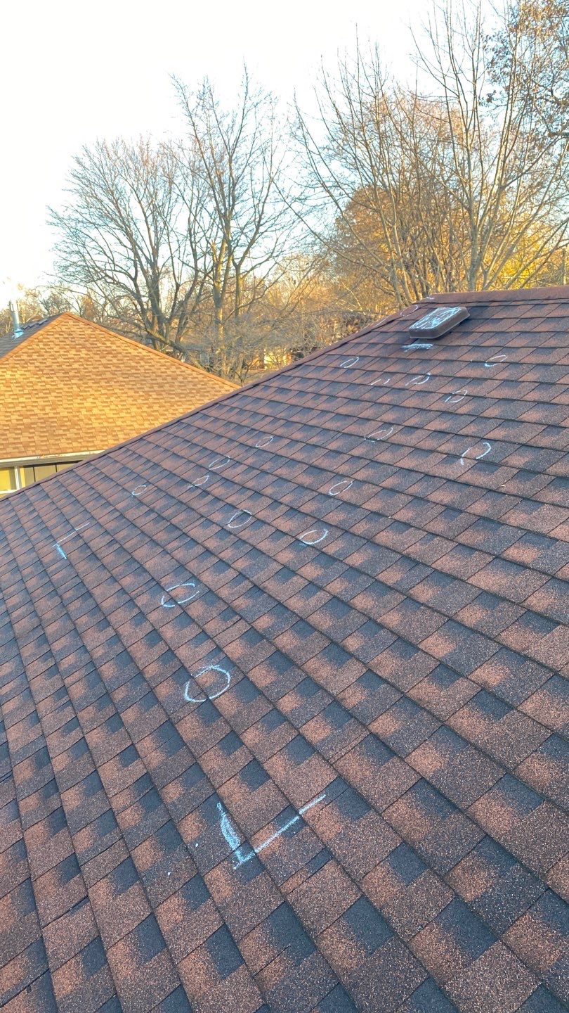 Residential Roofing Installation and adding our Premium Point  by EEC  Windows, Siding & Roofing 