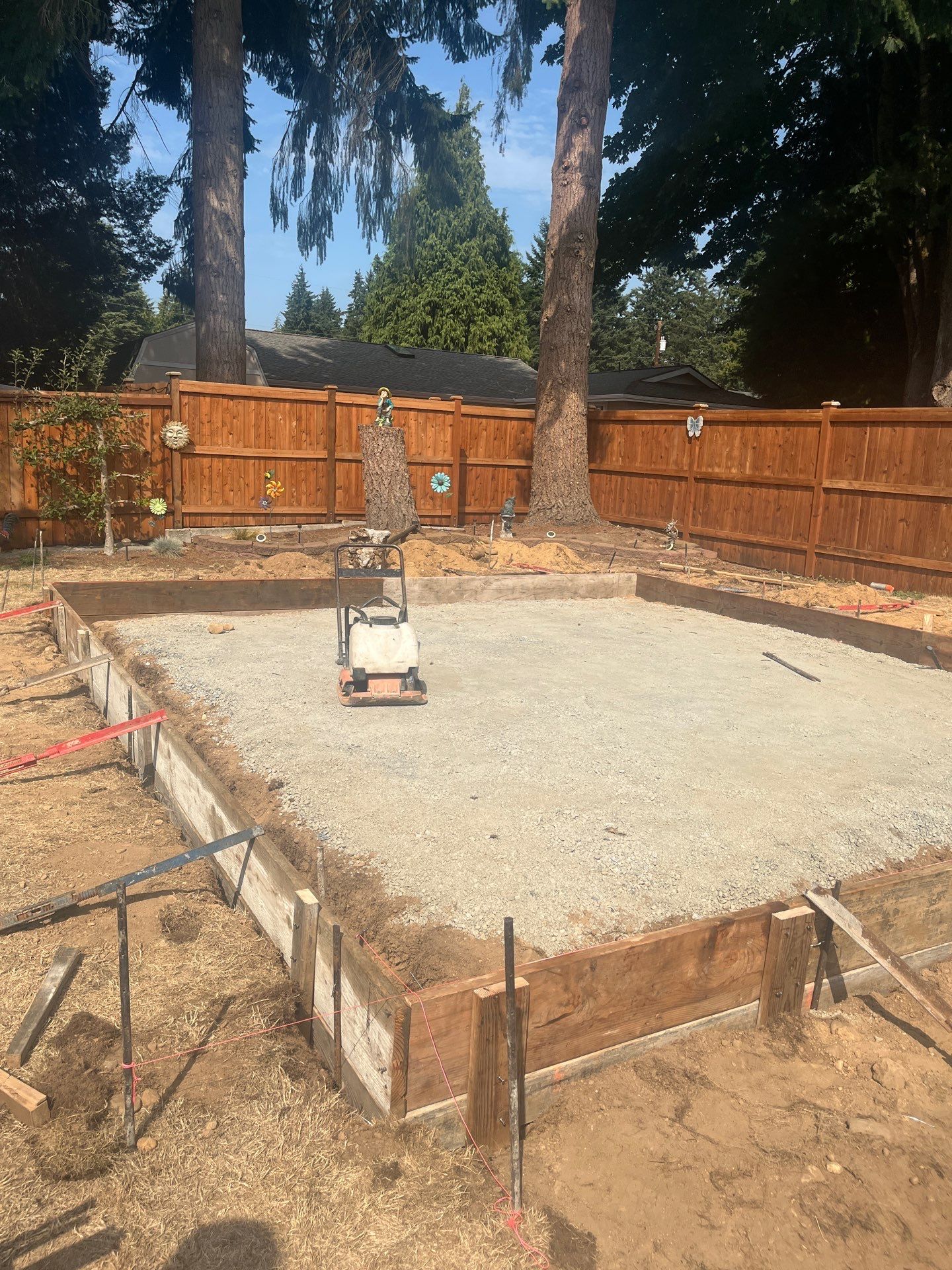 Backyard Concrete Slab Installation | Everett  by Jireh Asphalt & Concrete Inc 