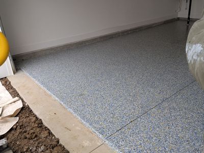 Garage Floor Coating using Custom Color