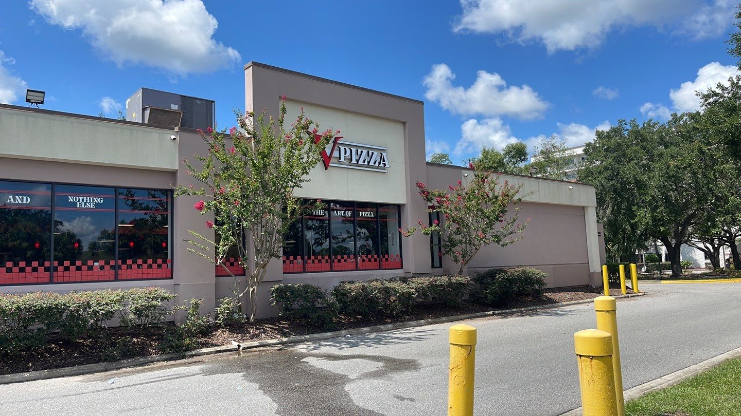 Channel Letters for V Pizza by SignCrafters