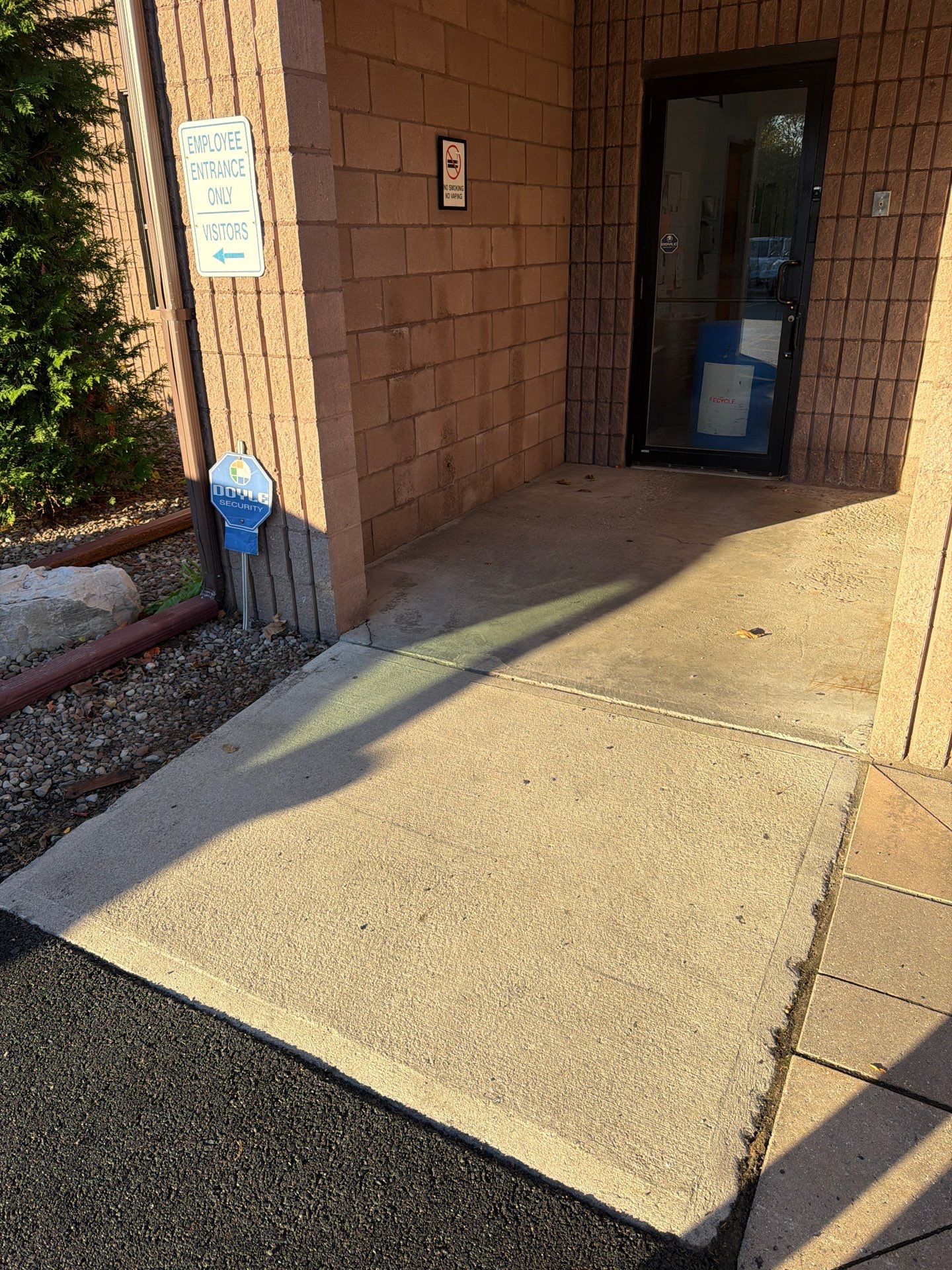 Vintage Cobalt Sidewalk Coating by NG Masonry & Construction LLC