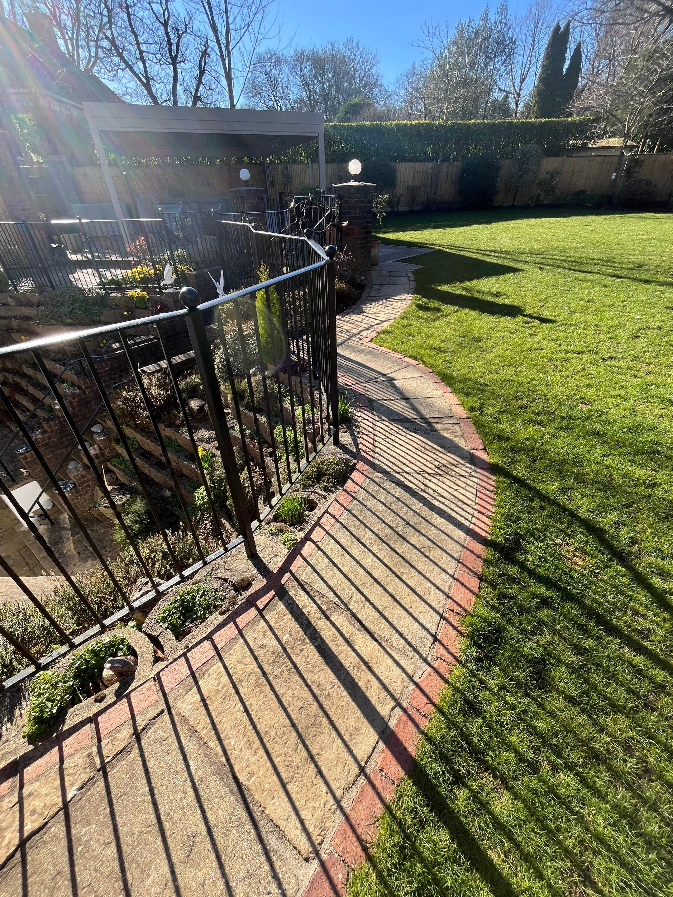 Roof Clean - Patio Clean using 18inch Whirlaway FSC by Ges Exterior Cleaning ltd
