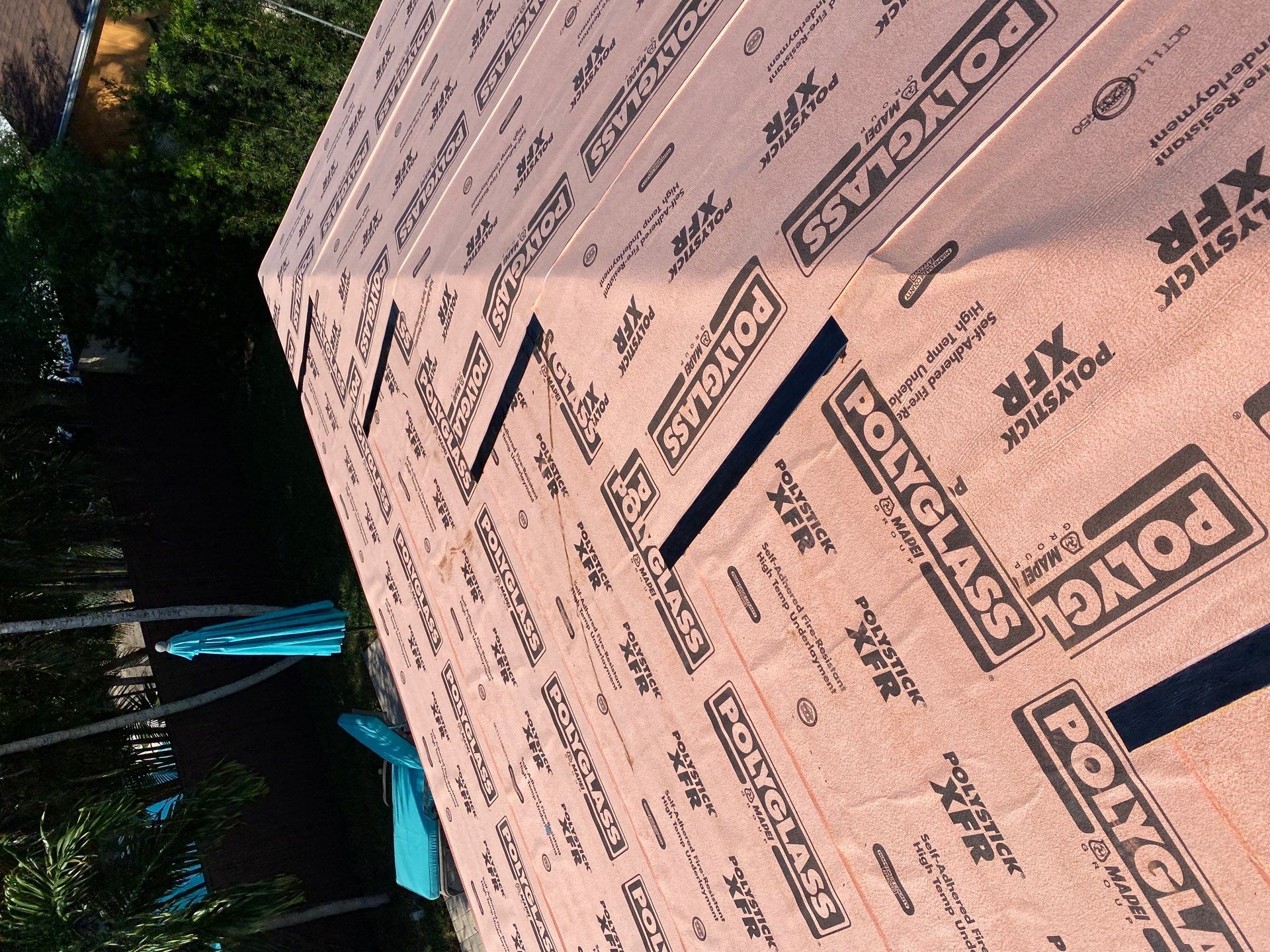 Residential Roofing Installation using 1" Nail strip metal roof by BLUES BROTHERS ROOFING