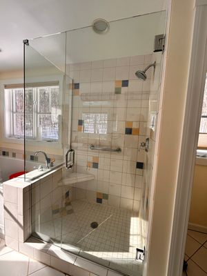 Replacement Frameless Shower Enclosure